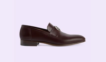 image of Gucci Interloacking GG Loafer In Brown, Men's (Size 12)