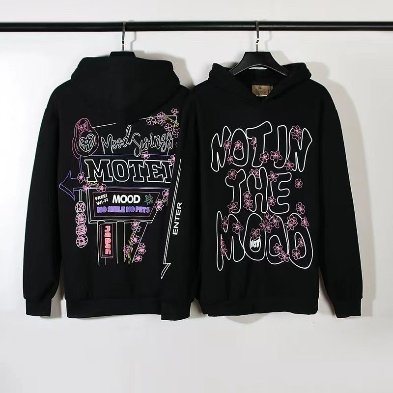 Japanese Brand × Vintage Street Retro Hip Hop Print Loose Casual Hooded Sweatshirt Size US L / EU 52-54 / 3 - 2 Thumbnail