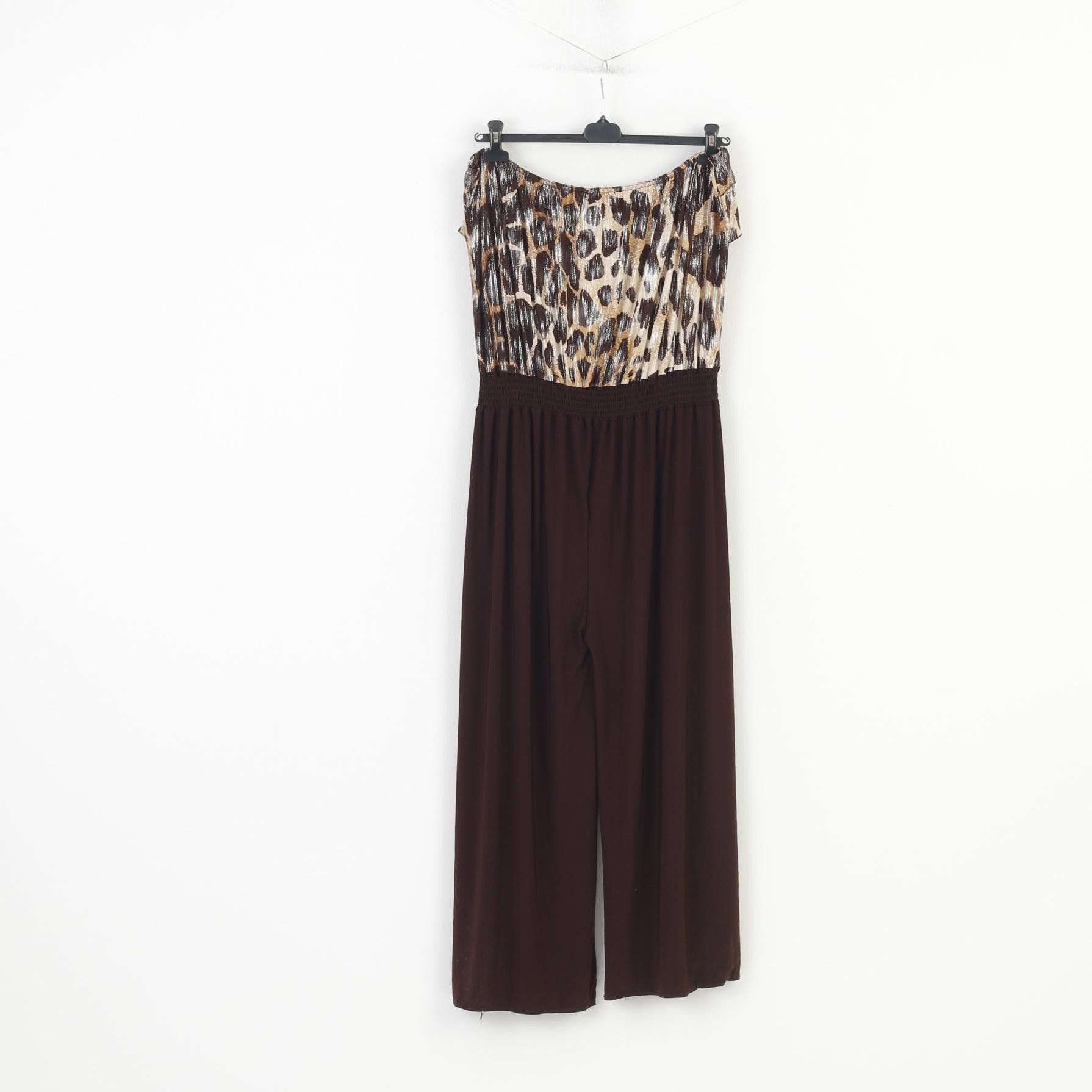 Vintage Love Drobe Women 30 32 2XL Jumpsuit Animal 9795 Size 32" / US 10 / IT 46 - 7 Thumbnail