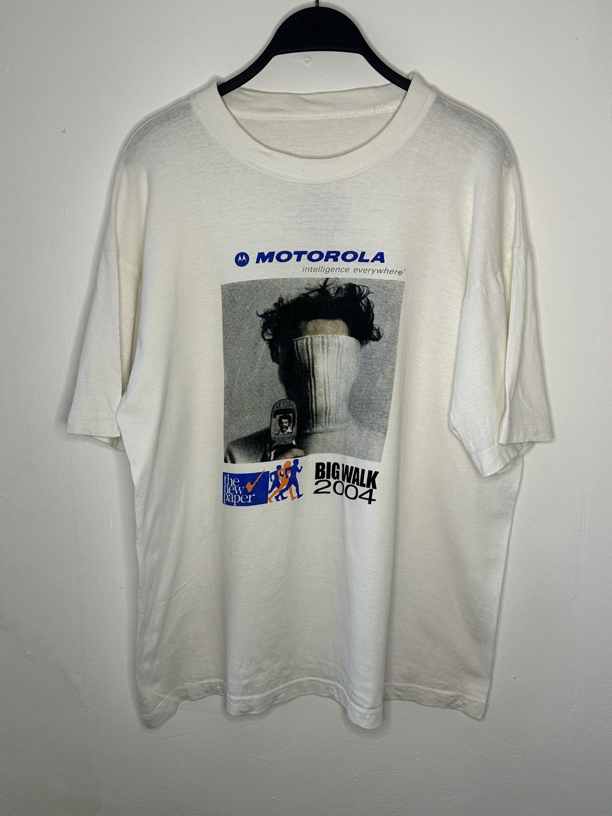 Motorola Vintage 2004 Motorola "Big Walk" Promo T-Shirt Size US L / EU 52-54 / 3 - 1 Thumbnail
