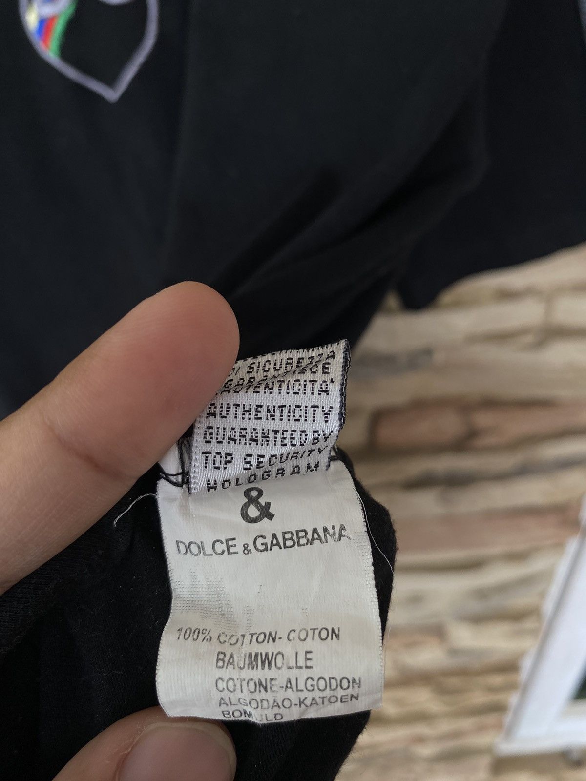 Dolce & Gabbana Rare Vintage Dolce & Gabbana Sidetape Tees designer Size US M / EU 48-50 / 2 - 12 Thumbnail