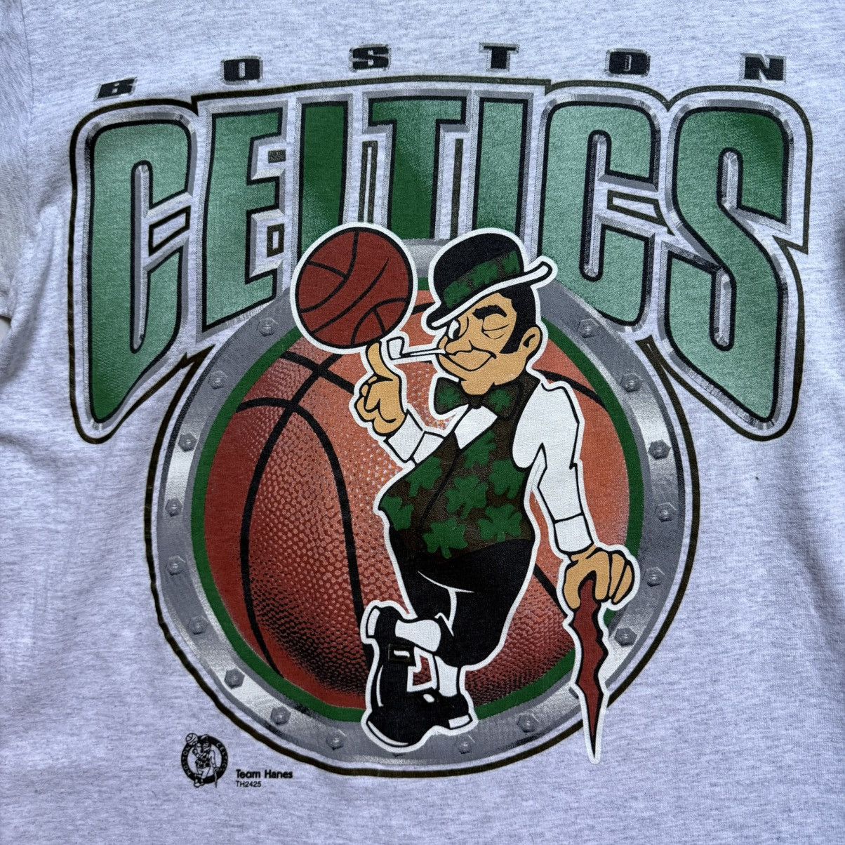 Vintage Vintage 90s Team Hanes Boston Celtics Tee Size US M / EU 48-50 / 2 - 4 Thumbnail