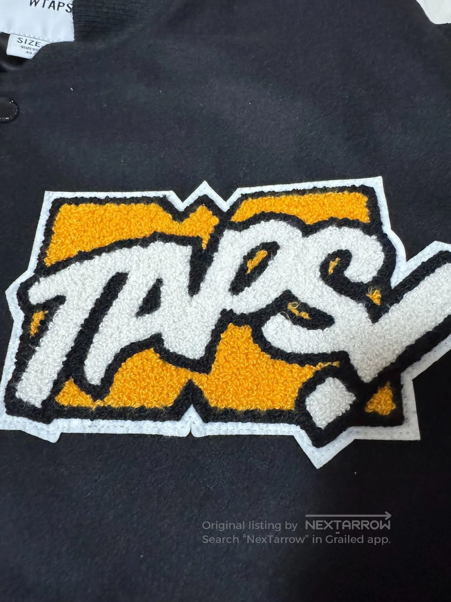 Wtaps WTAPS 22AW Leather Sleeve Baseball Jacket. Size US M / EU 48-50 / 2 - 7 Thumbnail