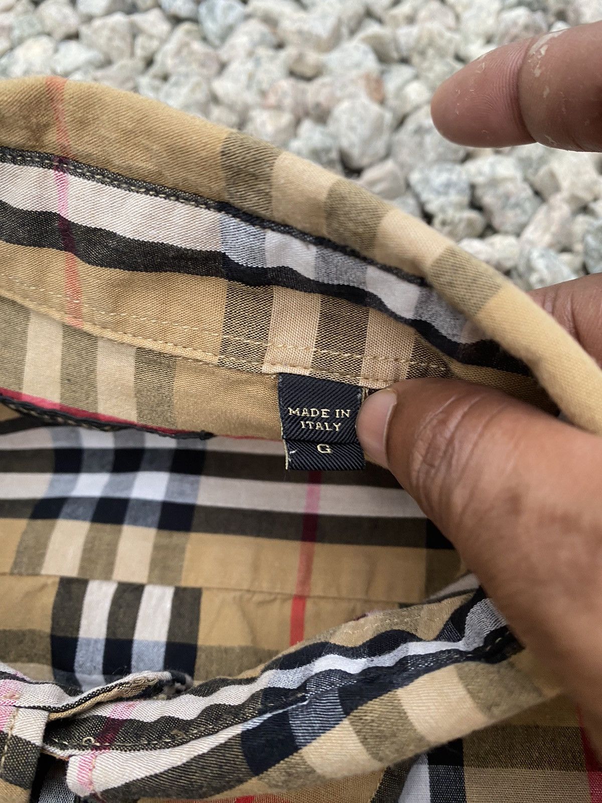 Burberry × Burberry Prorsum Burberry checkered rainbow button ups made in italy Size US L / EU 52-54 / 3 - 4 Thumbnail