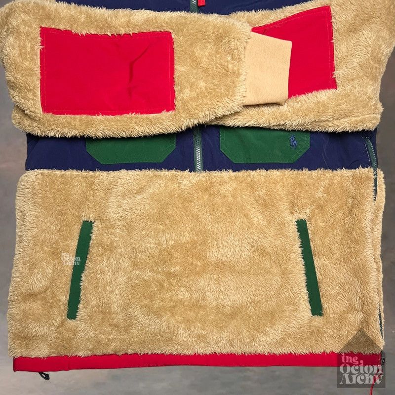 Polo Ralph Lauren Polo Ralph Lauren Pile Fleece Hoodie 'Multicolor' 624721 Size US L / EU 52-54 / 3 - 5 Thumbnail