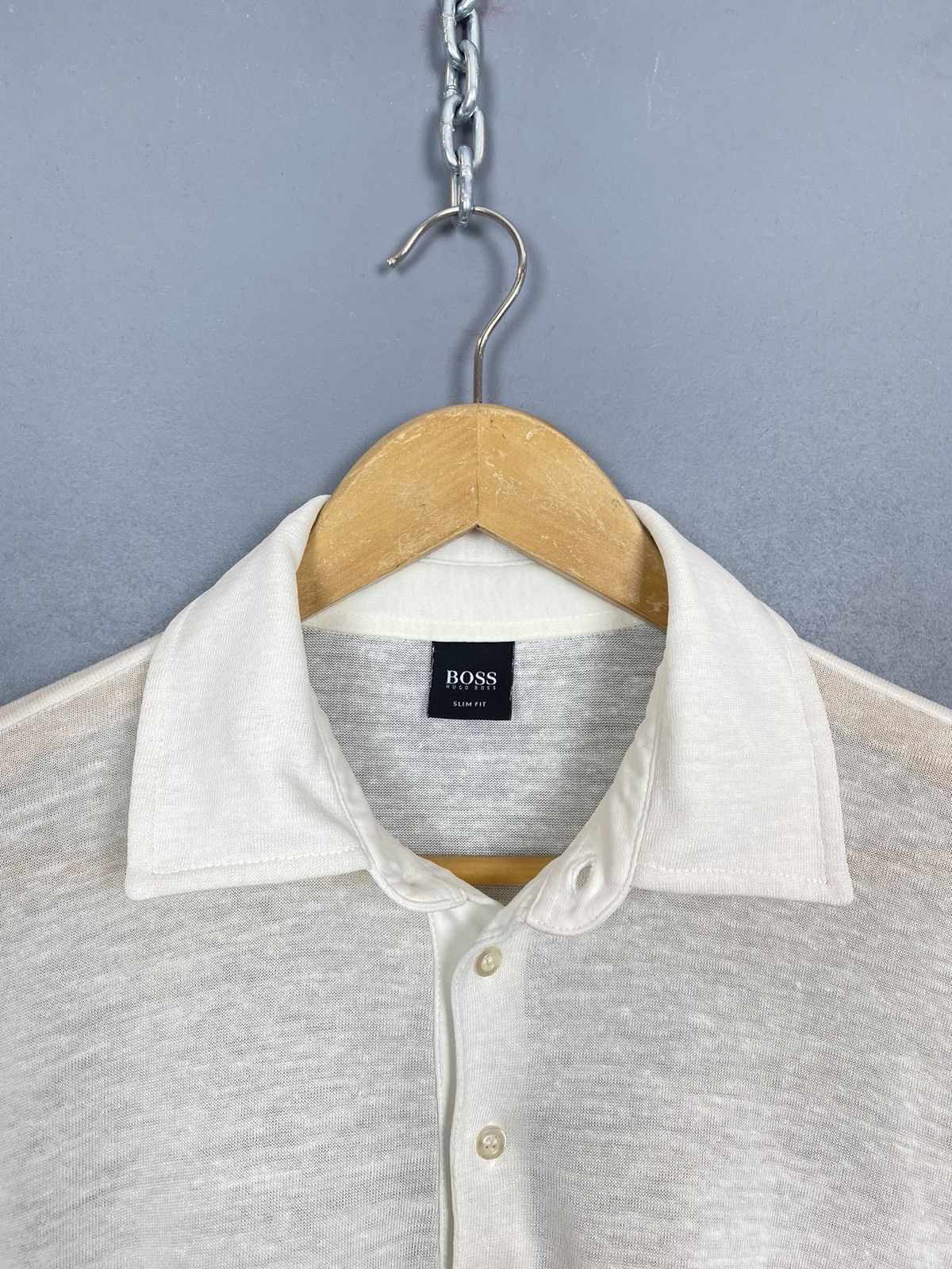 Hugo Boss Hugo Boss Slim Fit Short Sleeve Polo Shirt Size Large White Size US L / EU 52-54 / 3 - 4 Thumbnail