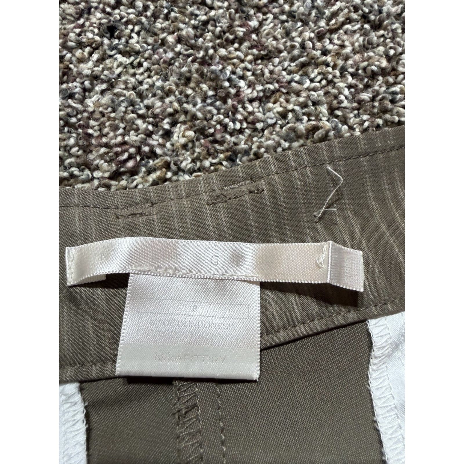 Nike Nike Gold Brown Striped Women's Golf Shorts Size 8 Regular Fast Dry Polyester Flex 32X11 Inseam 11 in Logo Pocket Chino Casual Summer Spring Mens? Size 30" / US 8 / IT 44 - 3 Thumbnail