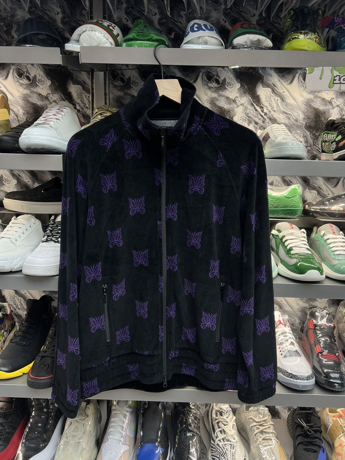 Needles Needles Black/Purple Track Jacket Size US S / EU 44-46 / 1 - 1 Thumbnail