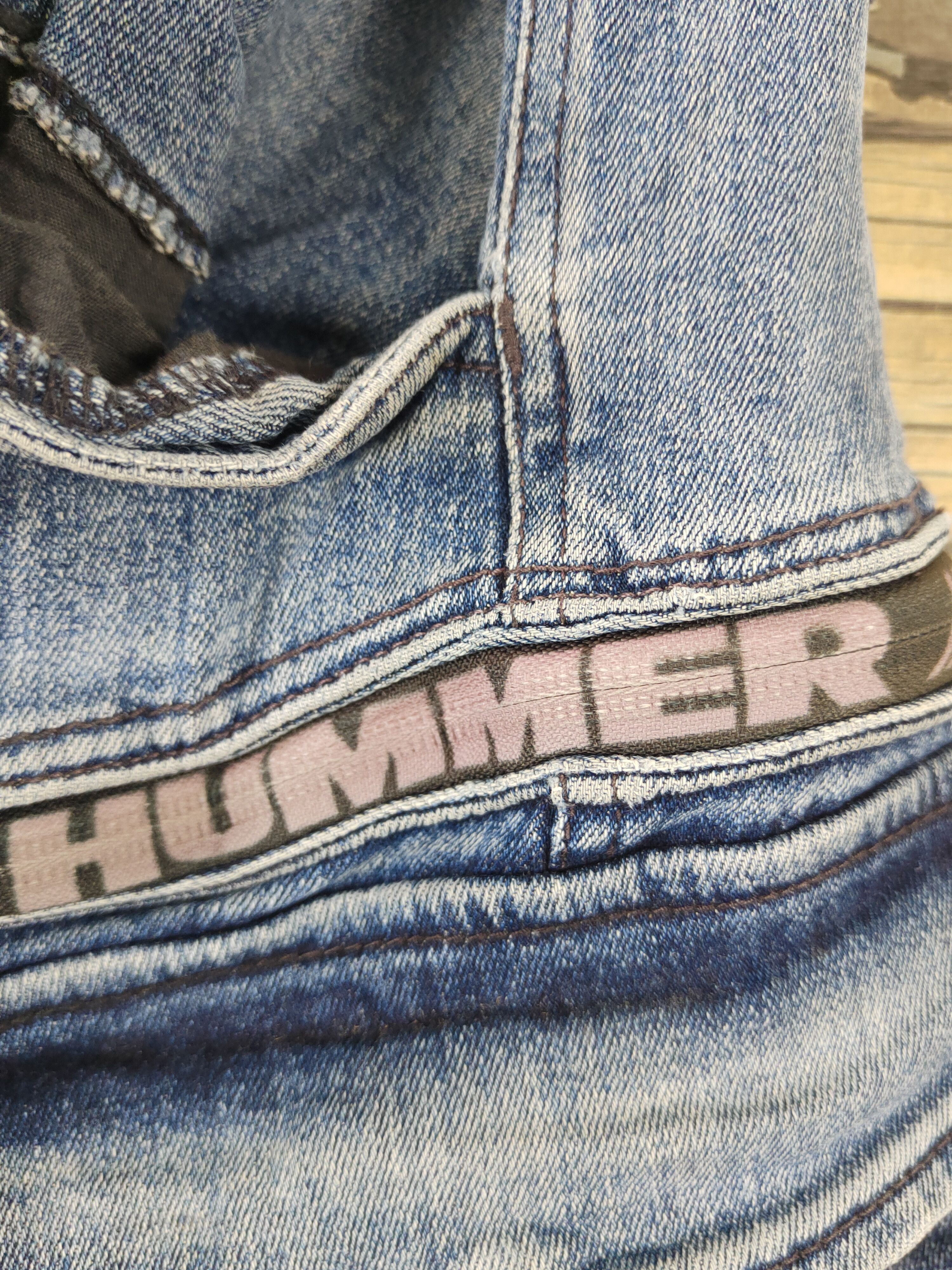 Japanese Brand Hummer tactical Distressed Ripped denim Jeans #W1865 Size US 33 - 7 Thumbnail