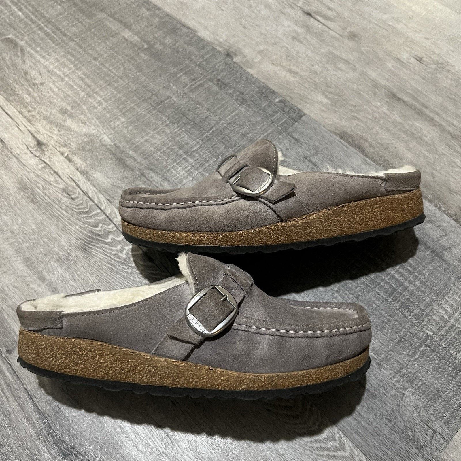 Birkenstock BIRKENSTOCK Buckley NARROW Shearling fur Mules Moccasin 38 Size US 7.5 / IT 37.5 - 4 Thumbnail