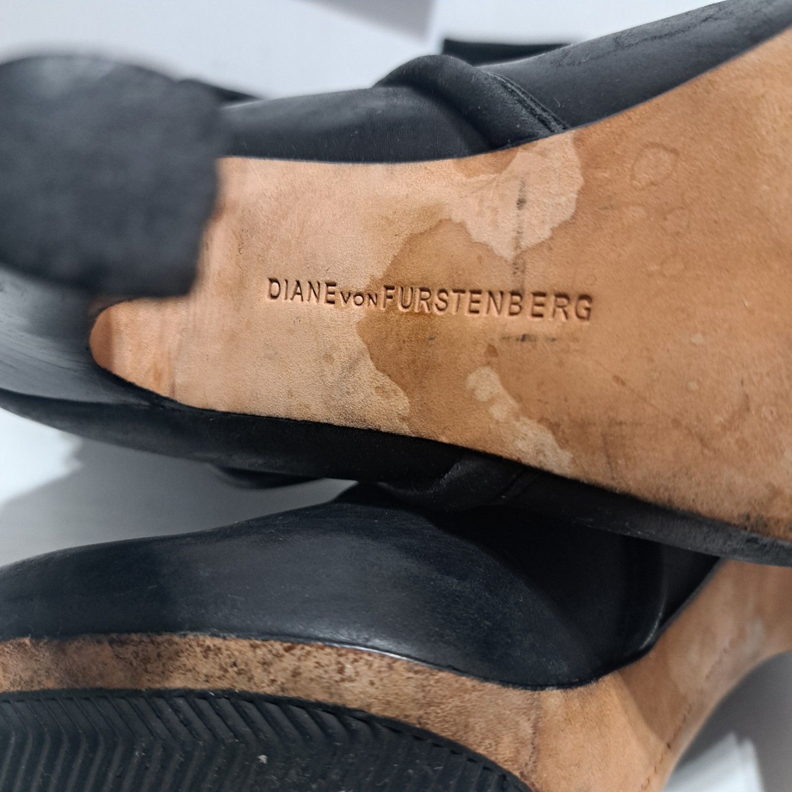 Diane von Furstenberg Diane Von Fursternberg Boho Chic Goth Leather Knee High Heel Size US 7 / IT 37 - 11 Thumbnail