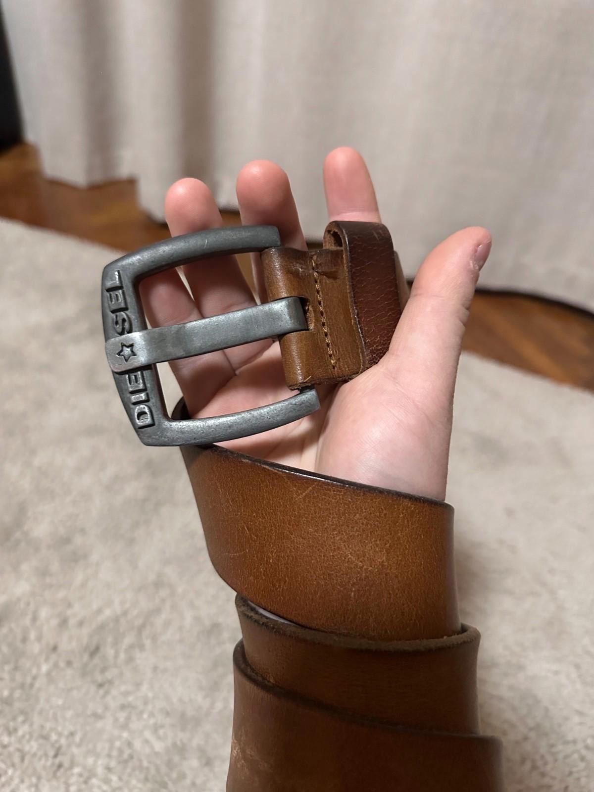 Diesel Diesel Leather Belt Brown Sz 105cm Size ONE SIZE - 2 Thumbnail