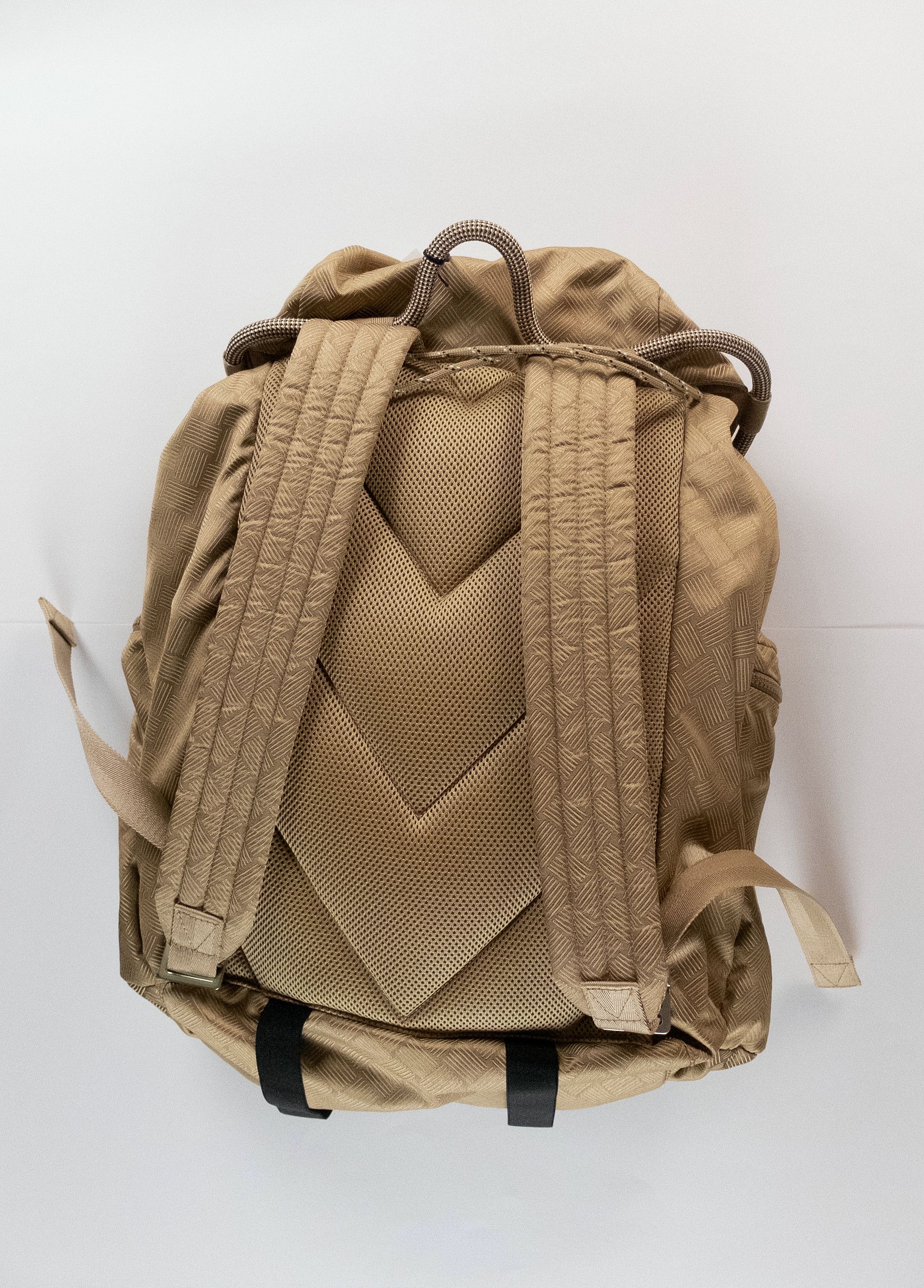 Bottega Veneta BOTTEGA VENETA Alto beige intreciato pattern backpack Size ONE SIZE - 8 Thumbnail
