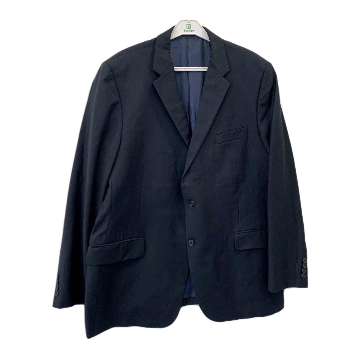 Vintage Hickey Freeman Navy Blazer 48R 2 Button Wool Sport Coat Made in USA Men’s Blazer Wool Navy 48 Chest USA 2-Button Classic Tailored Fit Mens Size 48R - 2 Thumbnail