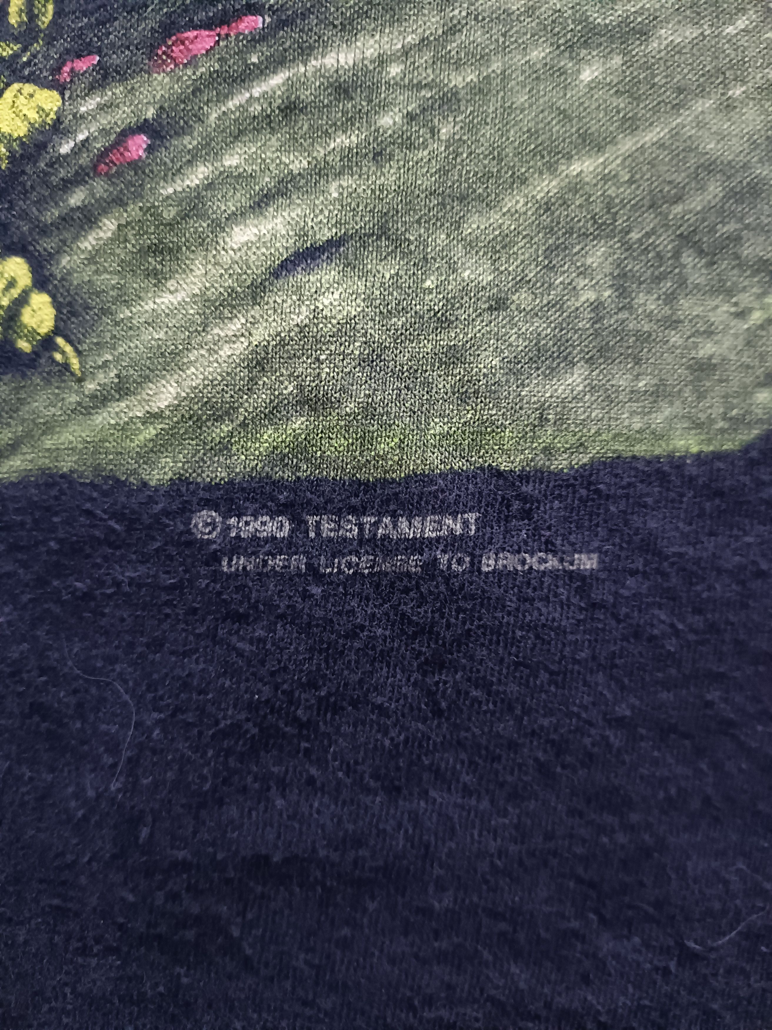 Vintage Vintage 1990 Testament T Shirt Size US M / EU 48-50 / 2 - 3 Thumbnail