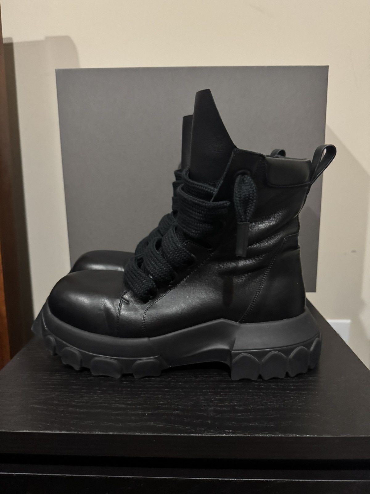 Rick Owens Rick Owens Jumbo Lace Bozo Tractor Boot | Grailed