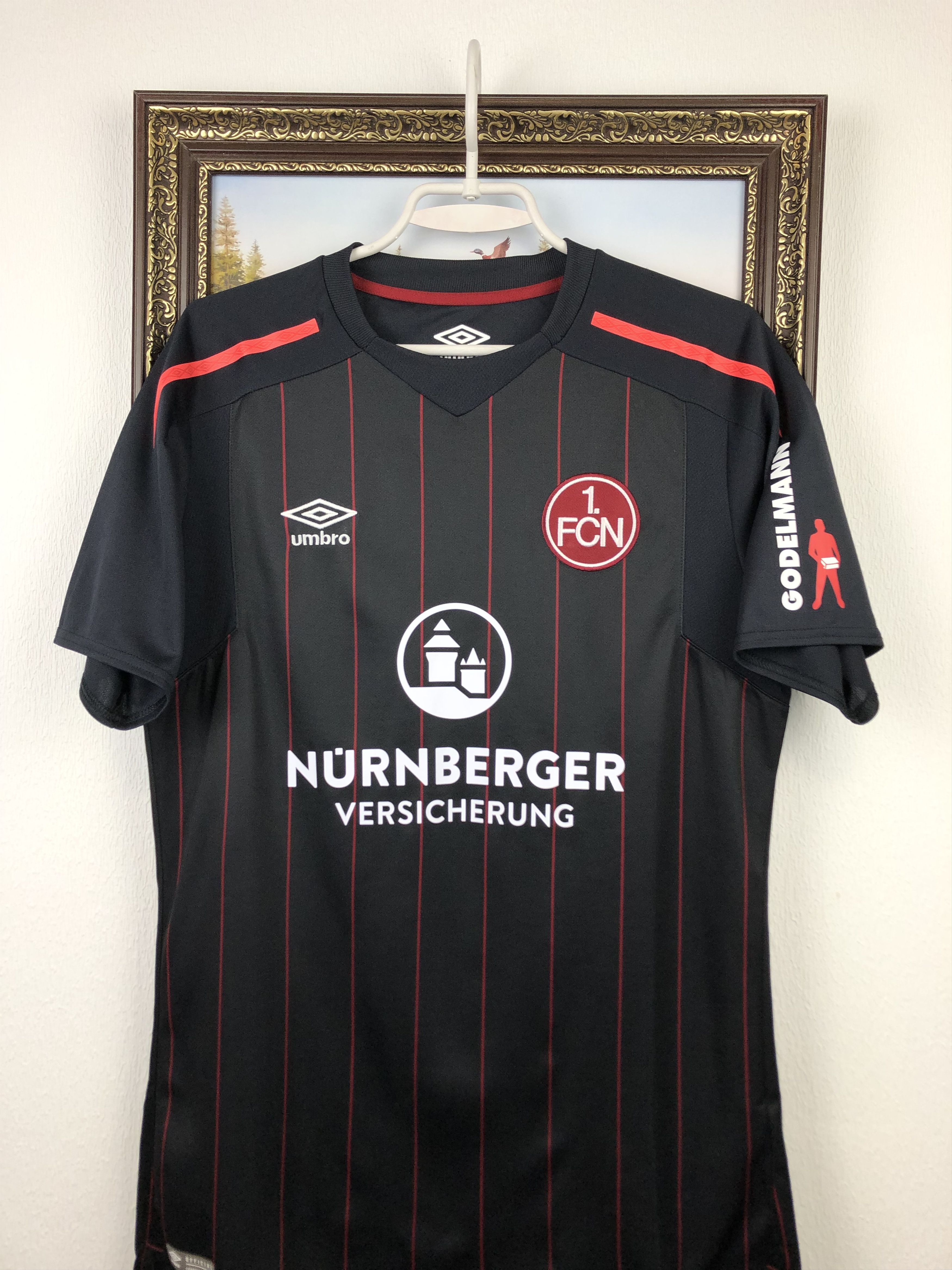 Other Nurnberg football shirt 2017 Soccer Umbro Jersey Trikot Size US M / EU 48-50 / 2 - 2 Thumbnail