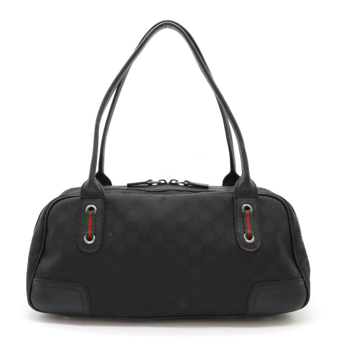Gucci Gucci Gucci Nylon/Leather GG Shoulder Bag 293594 Canvas Shoulder Bag 293594 in Very Good Condition Size ONE SIZE - 1 Thumbnail