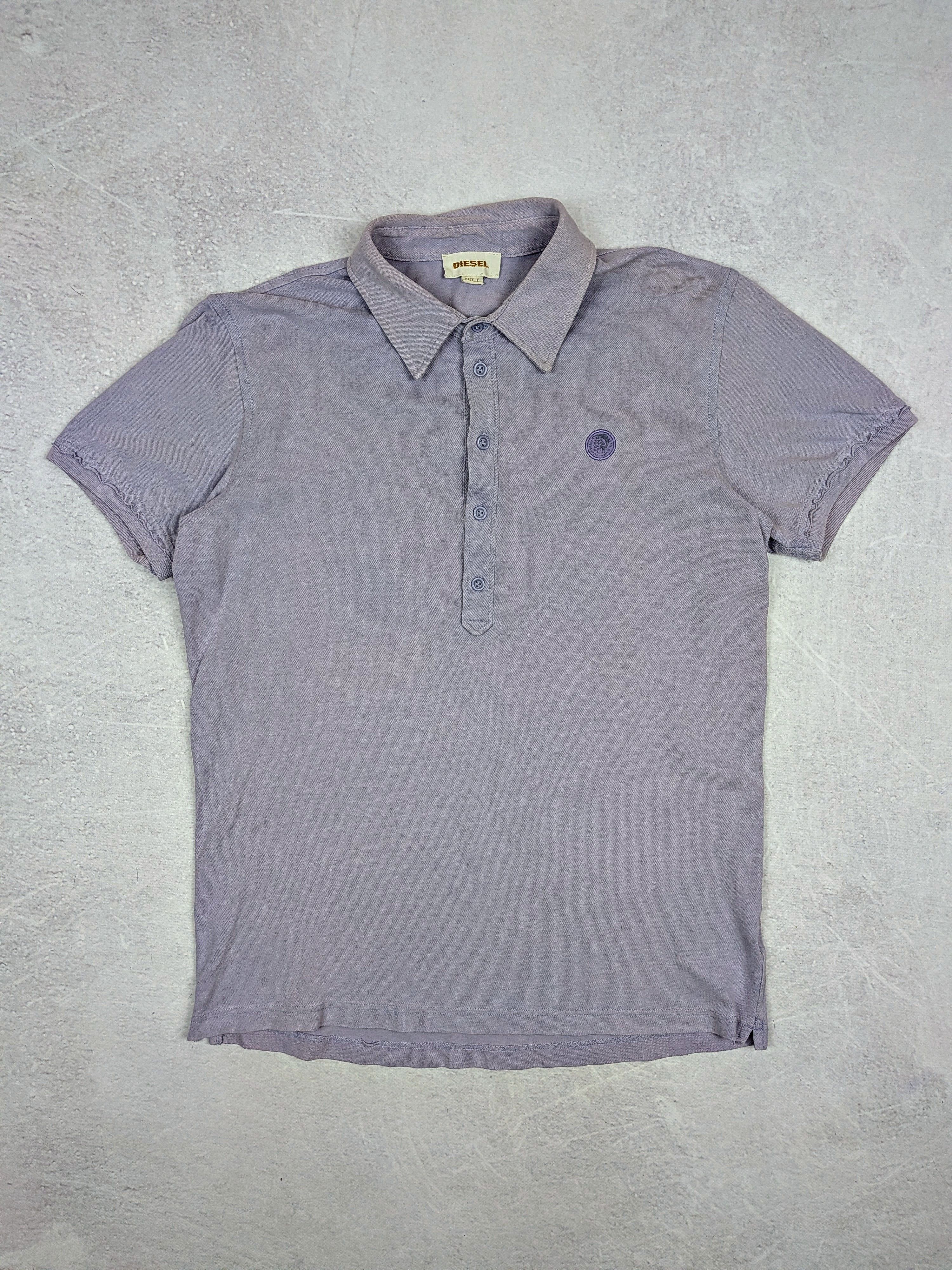 Diesel Diesel Vintage Y2K Polo Shirt Punk Logo Size L Women Size L / US 10 / IT 46 - 1 Thumbnail