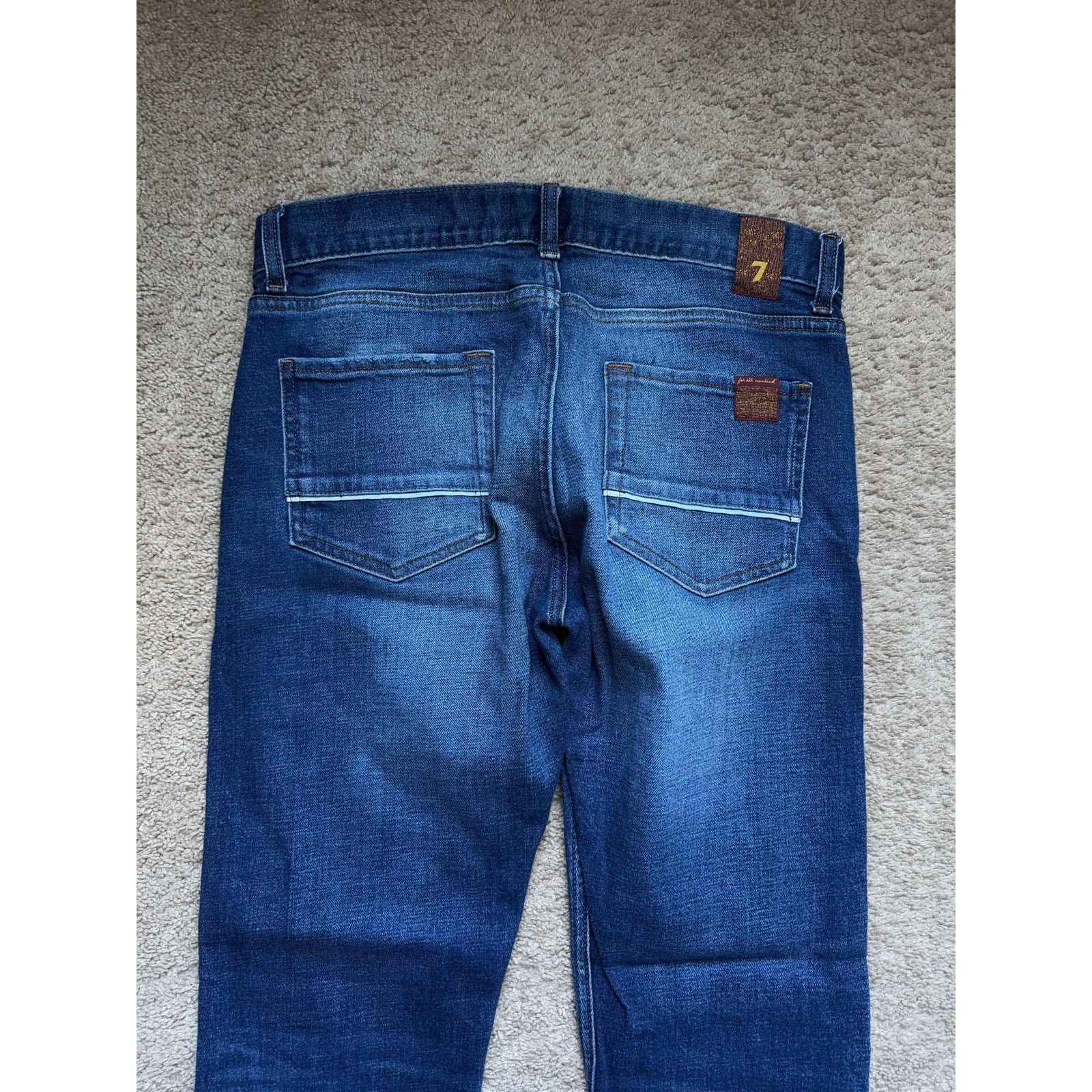 7 For All Mankind 7 For All Mankind Slimmy Denim Tapered Jeans Blue Men's 32 Size US 32 / EU 48 - 7 Thumbnail