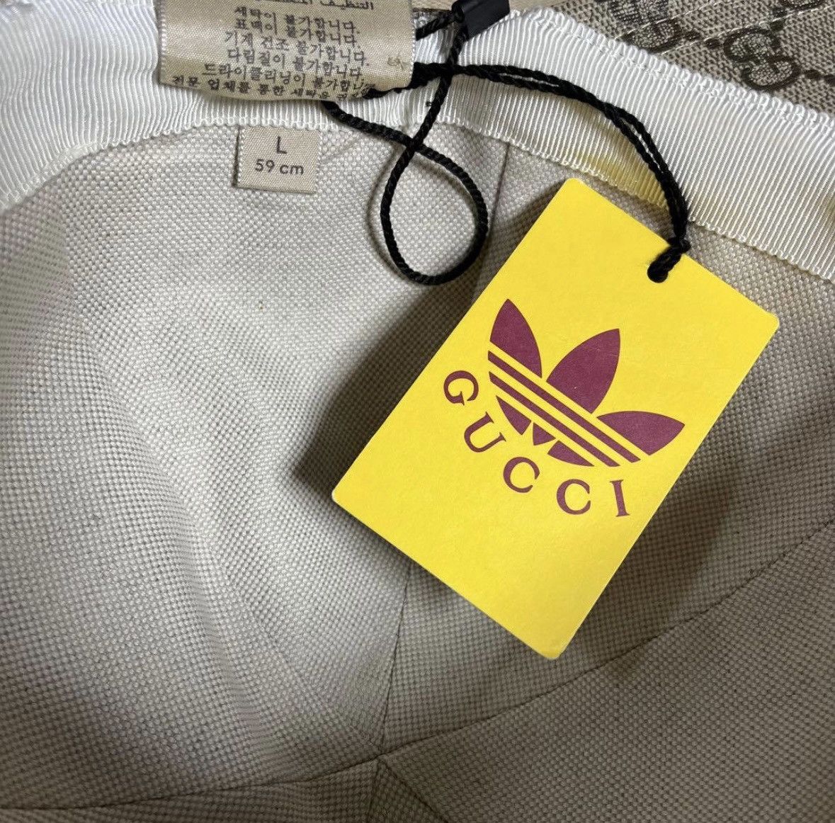 Adidas × Gucci GUCCI ADIDAS CAP double side size L NEW Size ONE SIZE - 9 Thumbnail