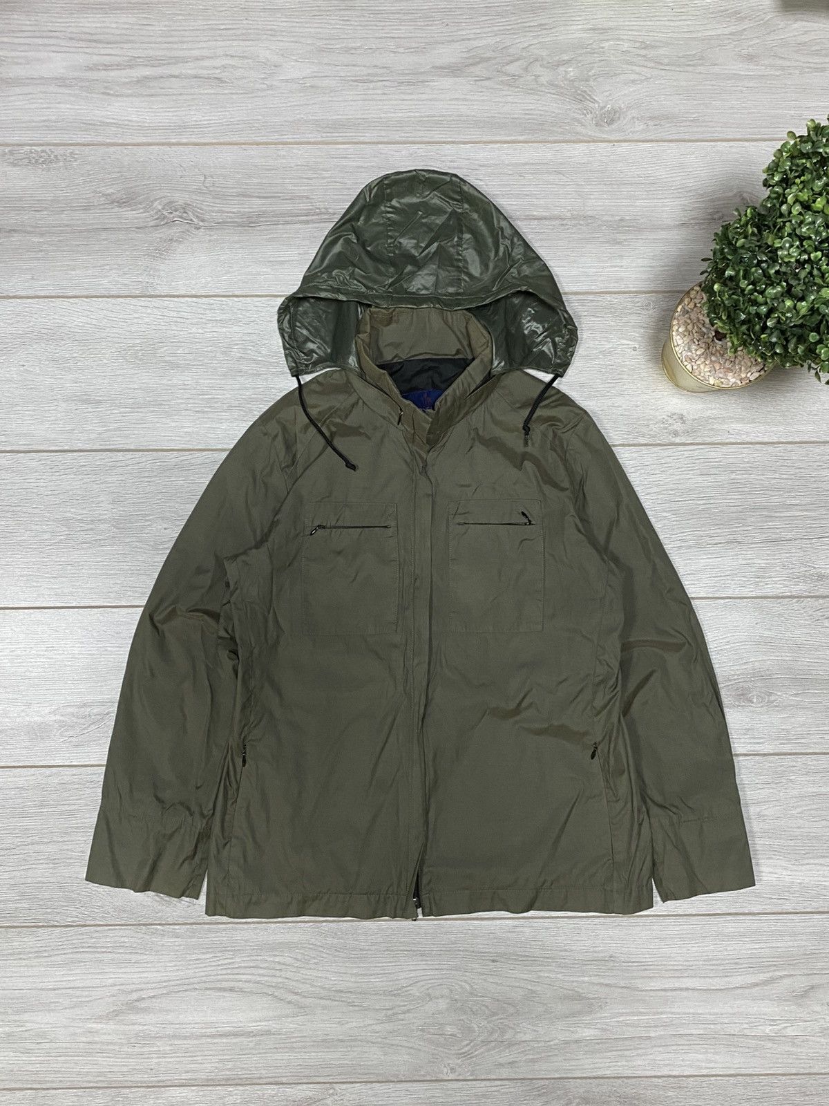 Moncler Moncler vintage nylon hoodie zip jacket RARE Size US M / EU 48-50 / 2 - 1 Thumbnail