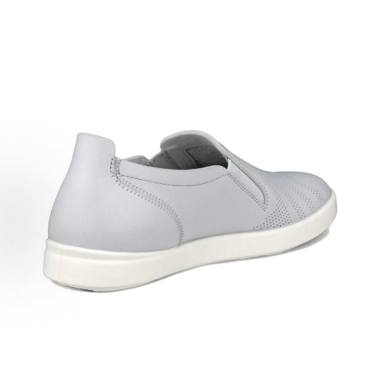 Ecco ECCO WOMEN'S 41 TRAVEL CASUAL SLIP ON SHOES GRAY BLUE Size US 10.5 / IT 40.5 - 3 Thumbnail
