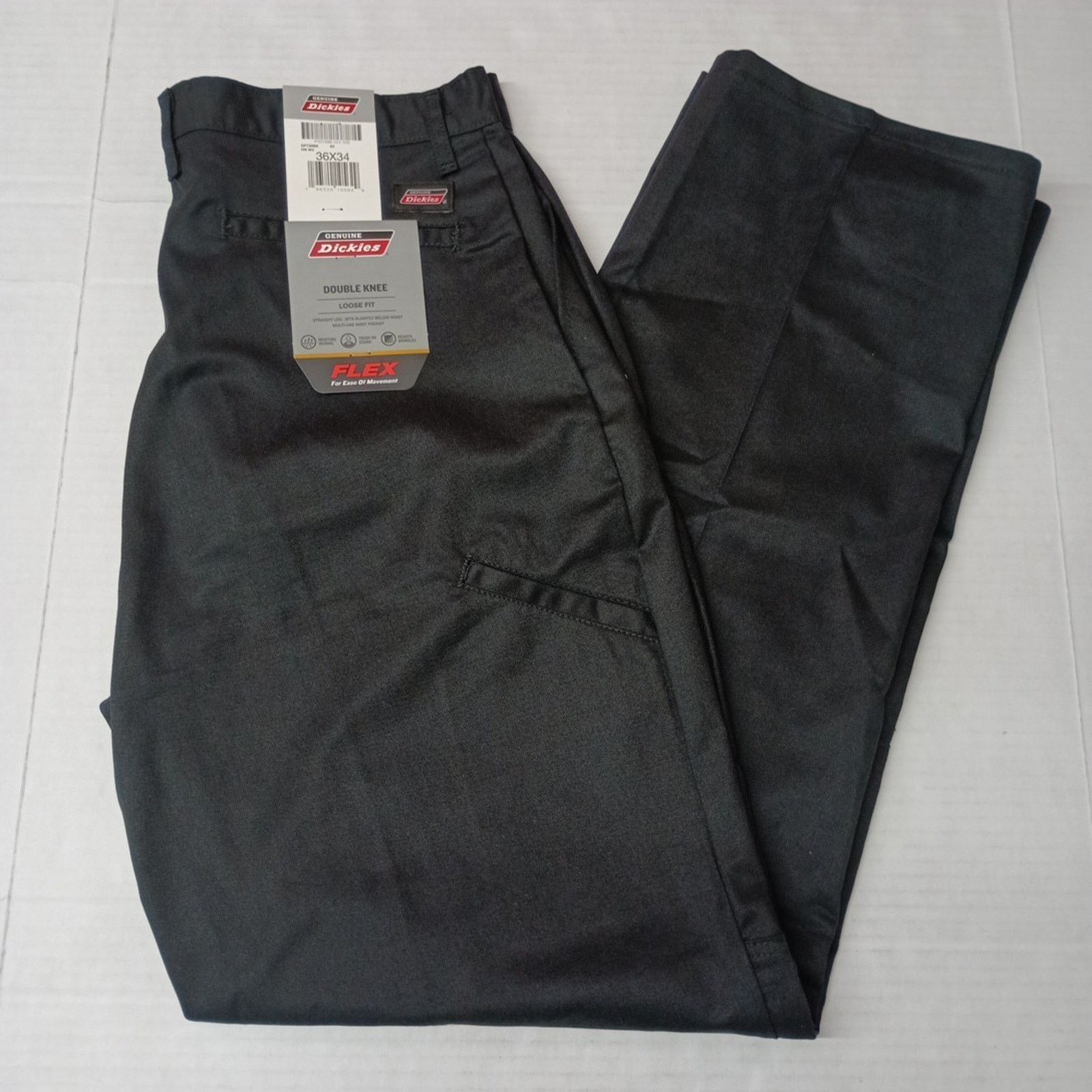 Dickies Dickies Loose Fit Double Knee Work Pants Men's 36x34 Black Size US 36 / EU 52 - 1 Thumbnail