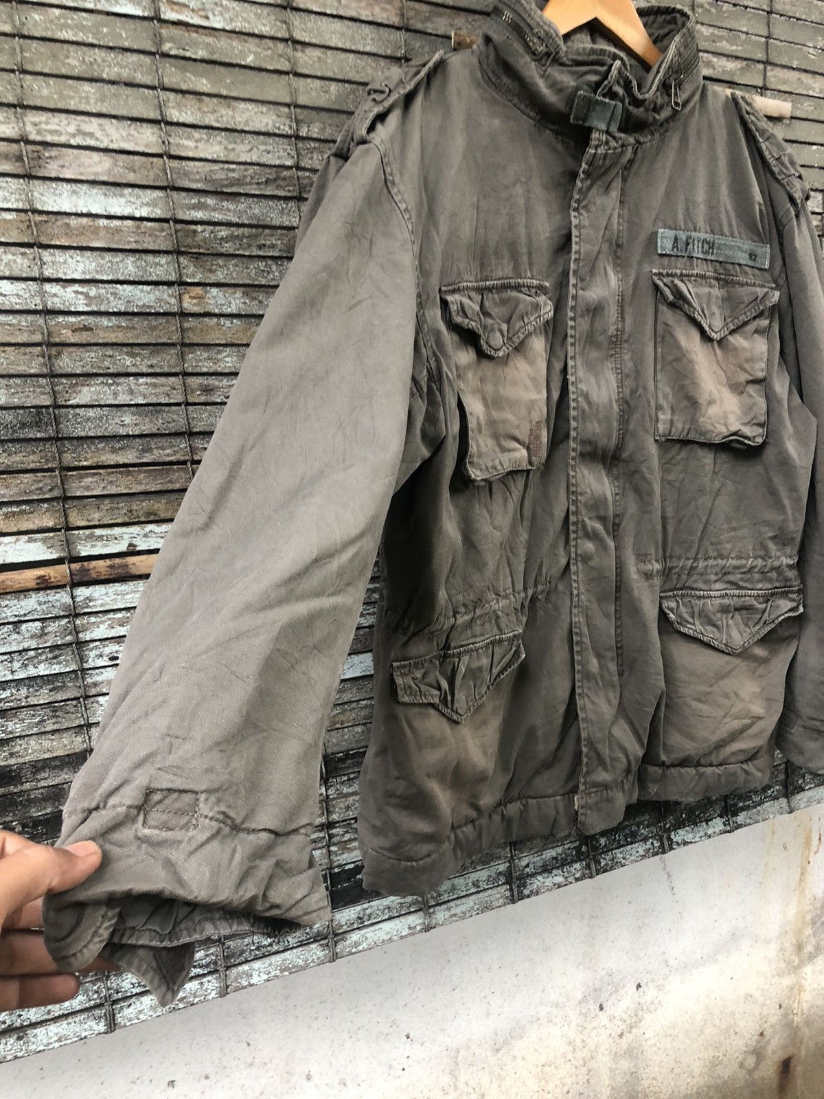 Abercrombie & Fitch 💥RARE💥Vintage Abercrombie & Fitch Military Sherpa Jacket Size US XL / EU 56 / 4 - 8 Thumbnail