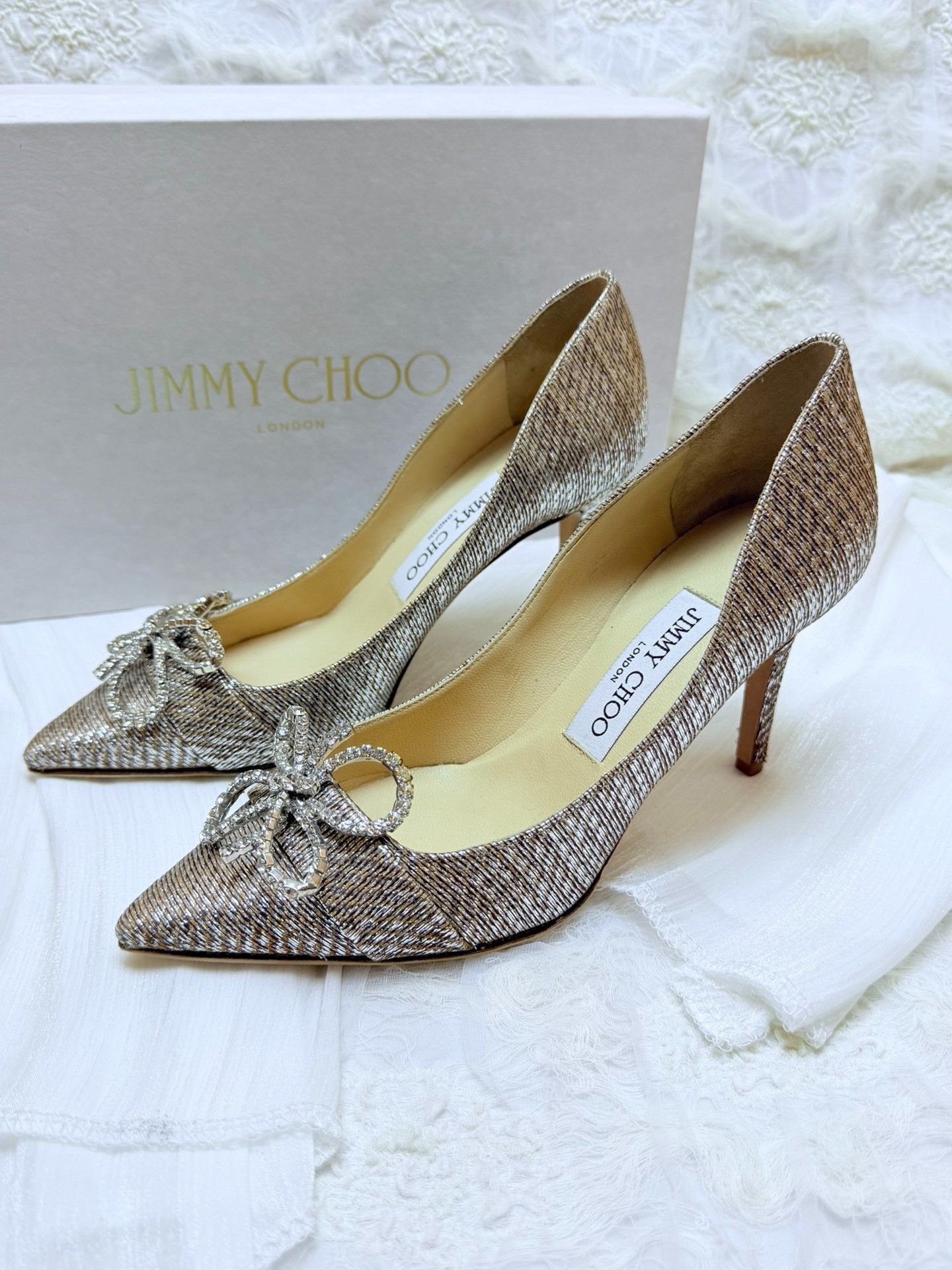 Jimmy Choo Jimmy Choo Gold Lowtop Sneakers us_5 Women Size US 5 / IT 35 - 1 Thumbnail