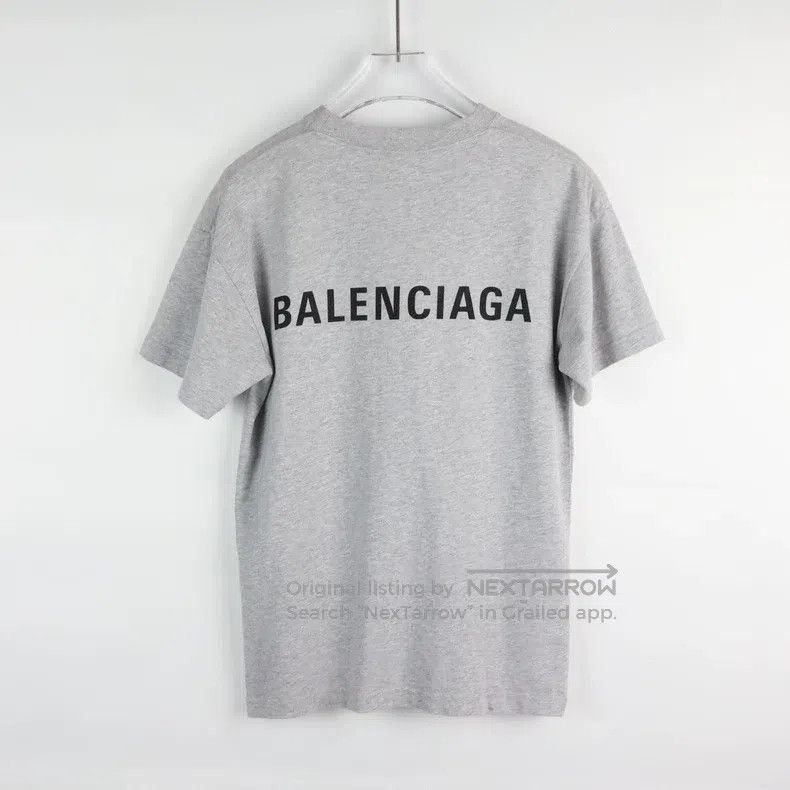 Balenciaga Balenciaga Logo Printed Retro Plain Short Sleeve T-Shirt Size US XS / EU 42 / 0 - 2 Thumbnail