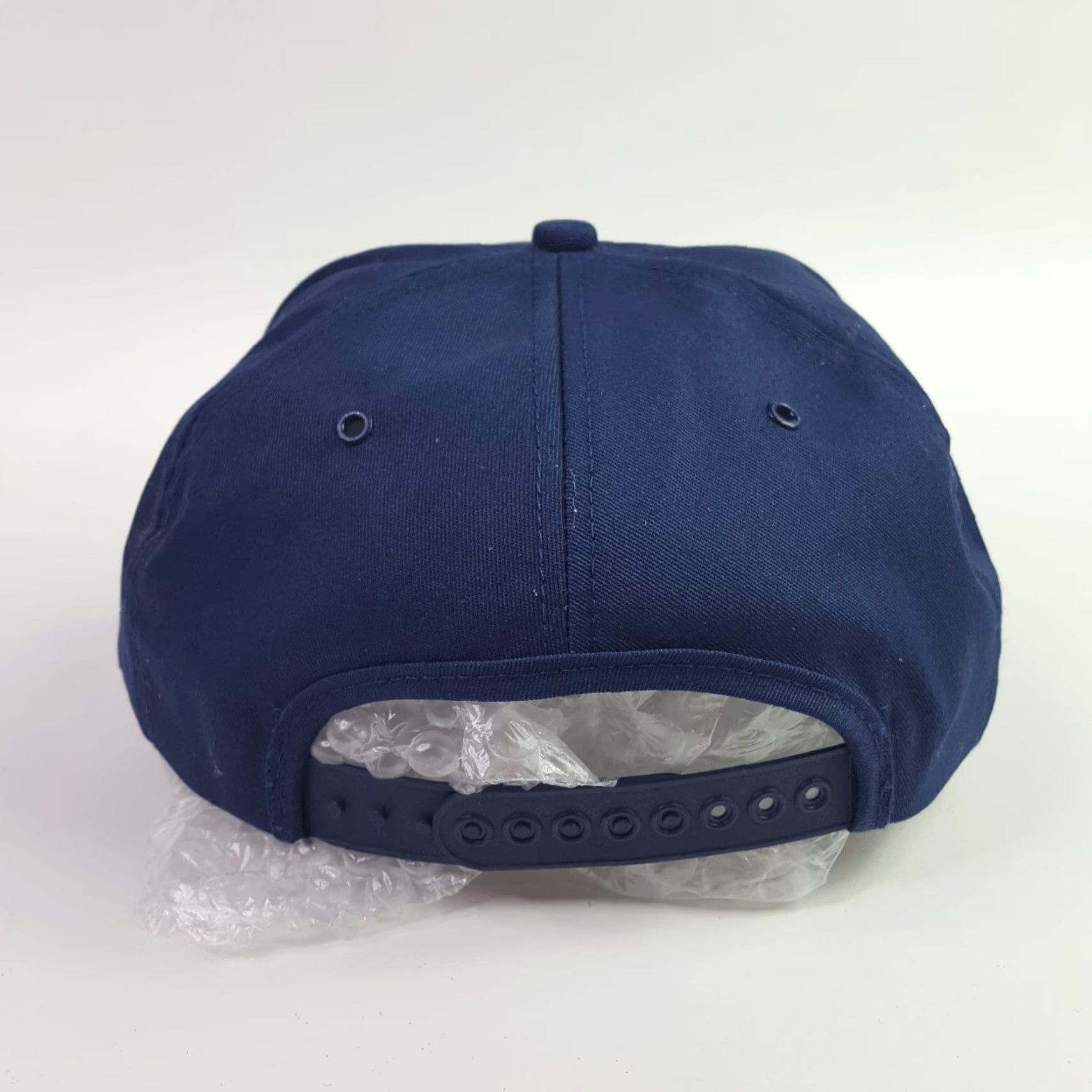 Vintage VINTAGE K-Products Navy Blue Farm Farming USA Trucker Hat Snapback Retro Cap Hat Trucker Hat Men Adjustable Blue 80s 90s USA Embroidered Cap Size ONE SIZE - 5 Thumbnail