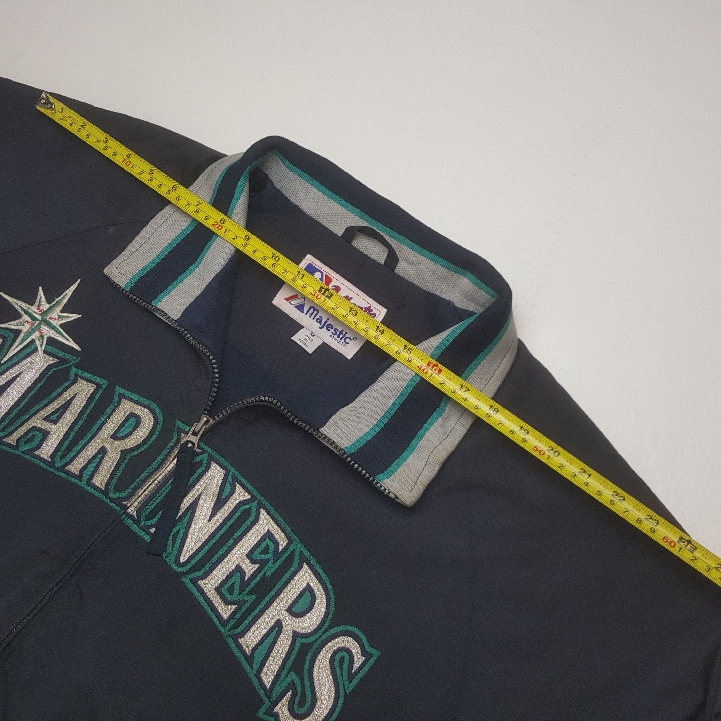 MLB Vintage Mariners American Baseball Team Jacket C321N5 Size US L / EU 52-54 / 3 - 5 Thumbnail