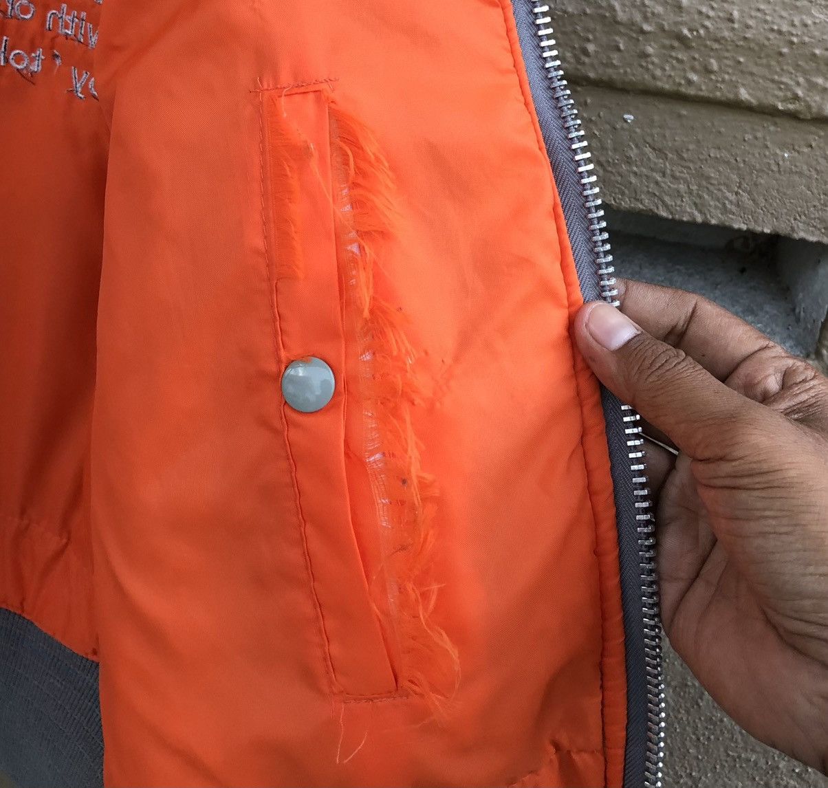 Vintage Vintage Flyer’s Man Intermediate Ma-1 Bomber Jacket USA 🇺🇸 Size US L / EU 52-54 / 3 - 13 Thumbnail