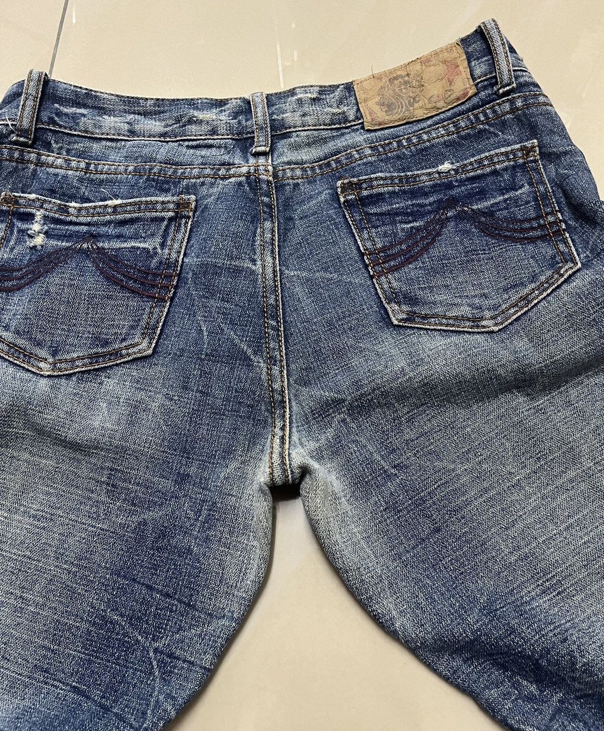 Hysteric Glamour Flare Jeans chouette distressed thunder denim low rise Size US 32 / EU 48 - 19 Thumbnail