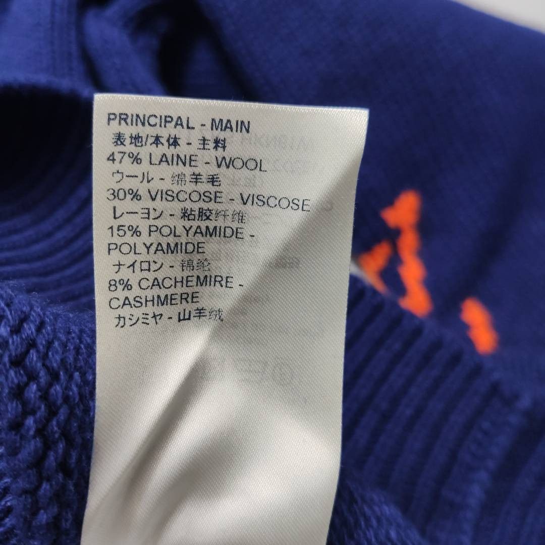 Louis Vuitton Louis Vuitton Blue Knit Sweater XXL Size US XXL / EU 58 / 5 - 1 Thumbnail