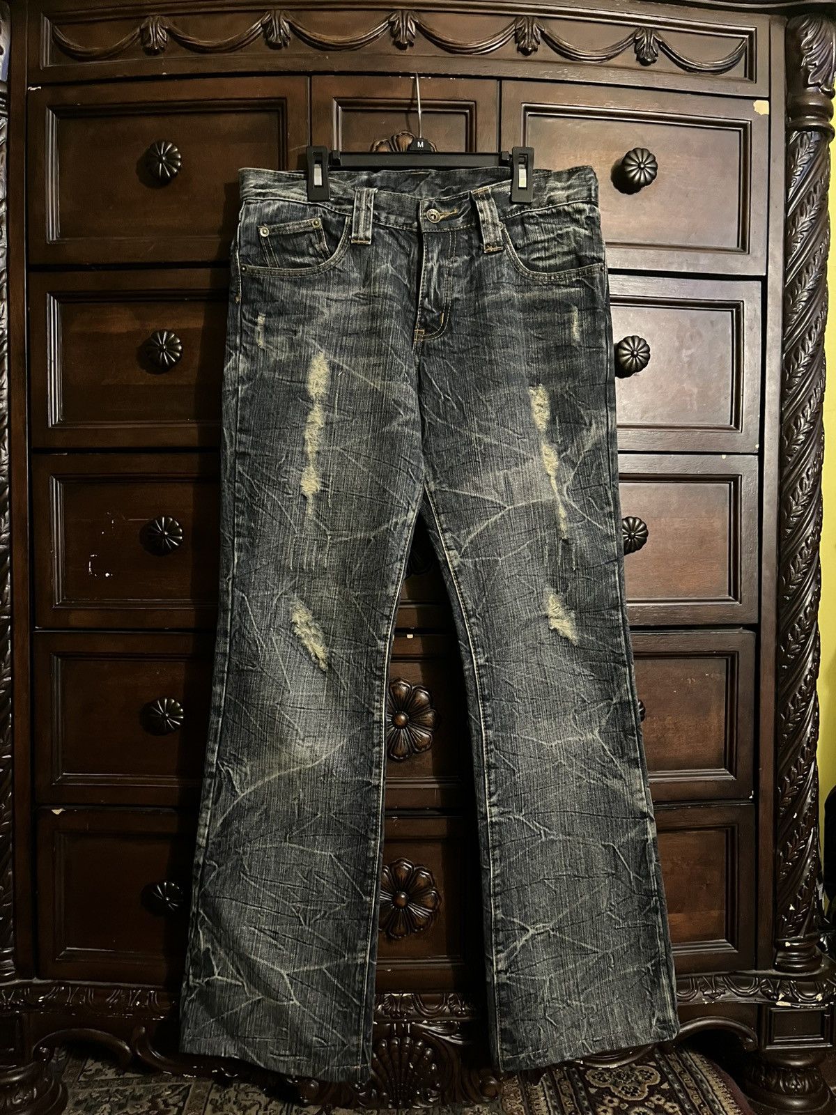 Hysteric Glamour × Japanese Brand × Vintage Flared hysteric pants Size US 28 / EU 44 - 1 Thumbnail