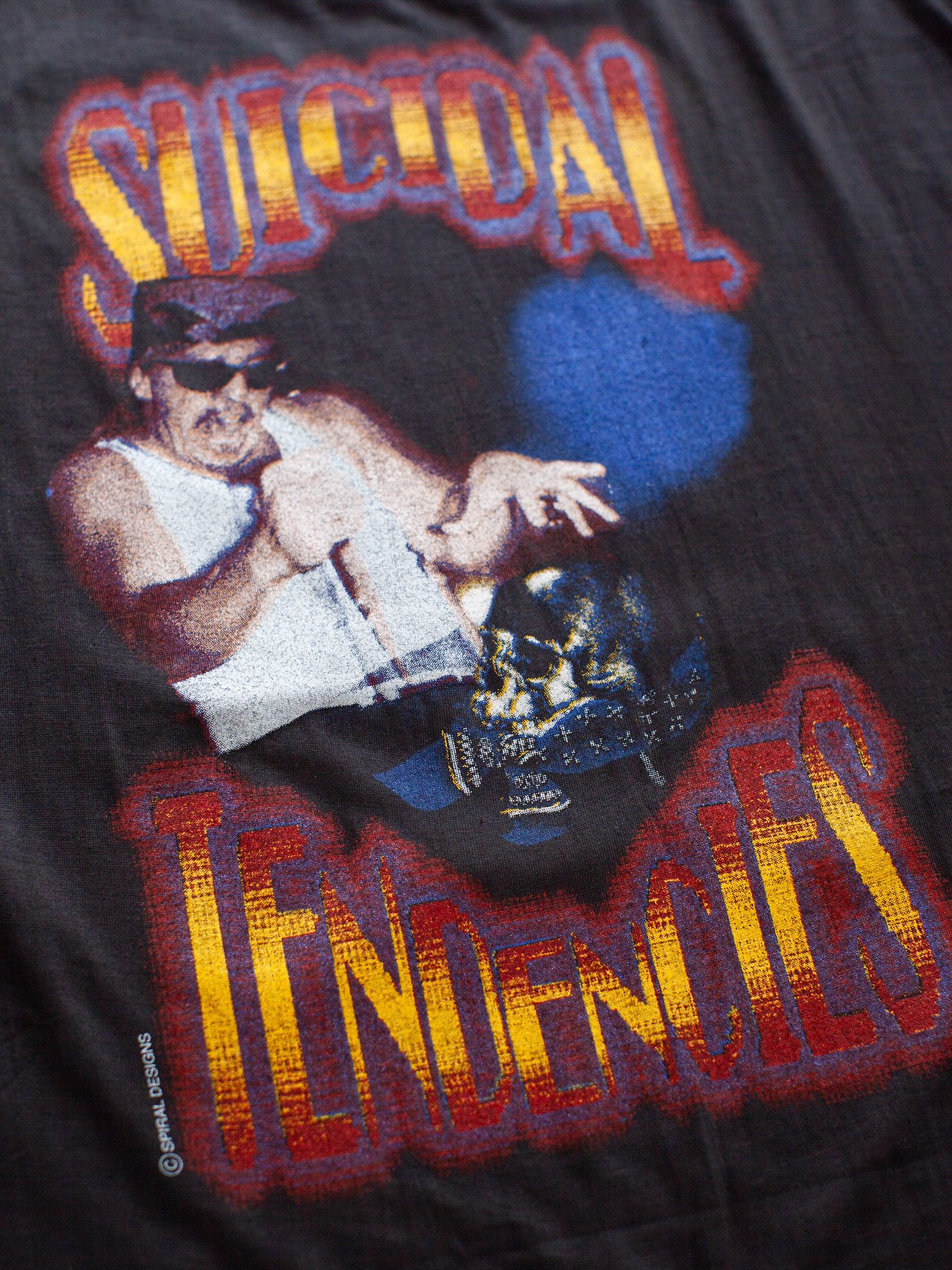 Band Tees Vintage 90s Suicidal Tendencies Bootleg Punk Band T-Shirt Size US XL / EU 56 / 4 - 4 Thumbnail