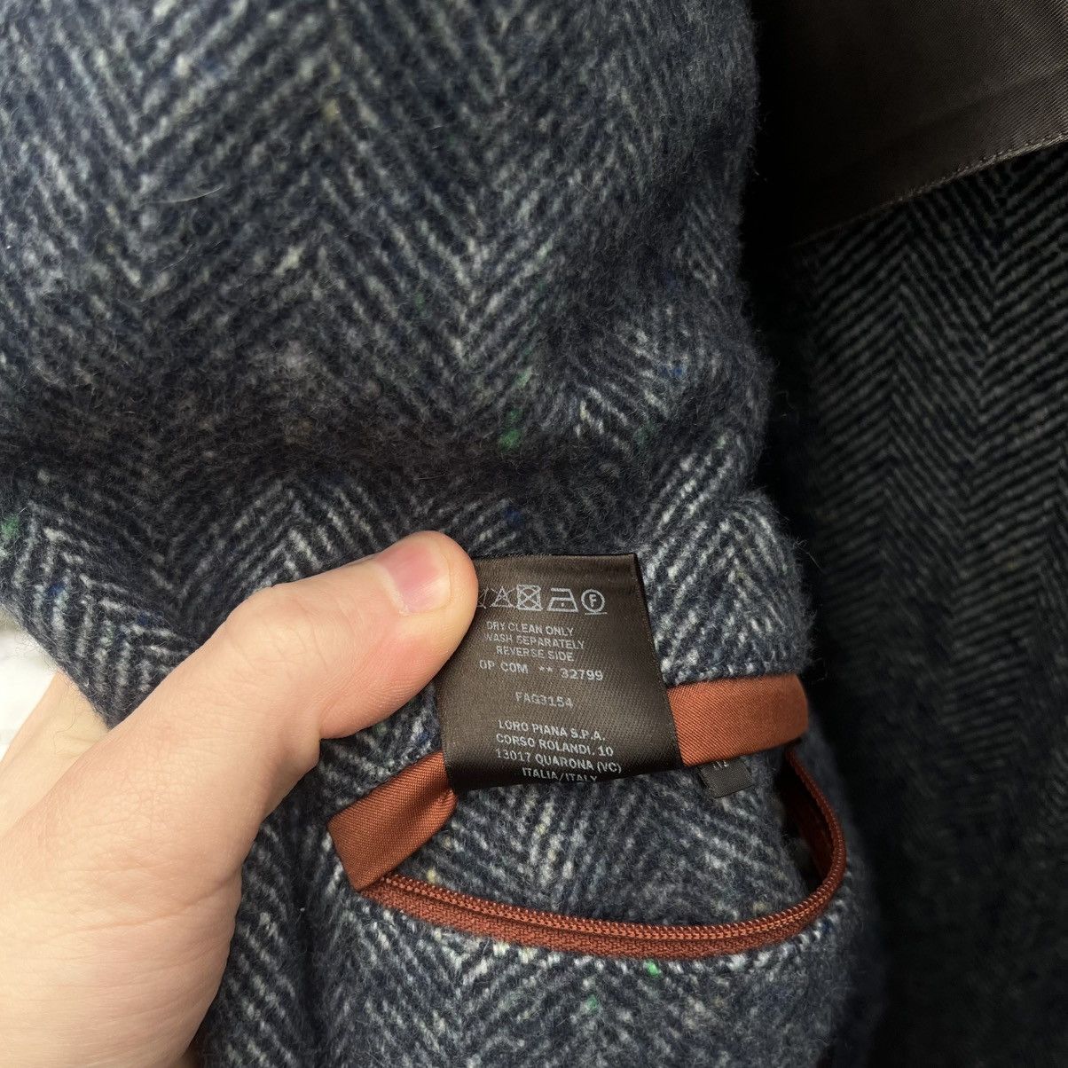 Loro Piana Loro Piana Rain System Herringbone Cashmere Wool overcoat Size US M / EU 48-50 / 2 - 11 Thumbnail