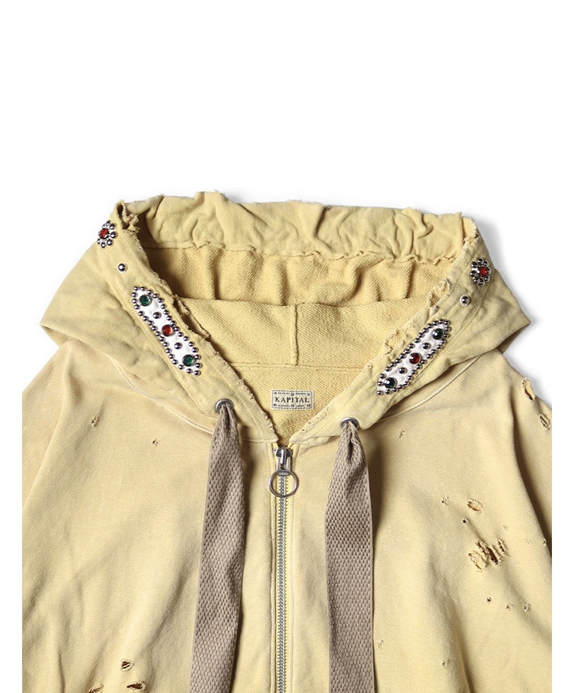 Kapital Kapital Thriller Damaged Devil Studs Zip Hoodie Size US L / EU 52-54 / 3 - 8 Thumbnail