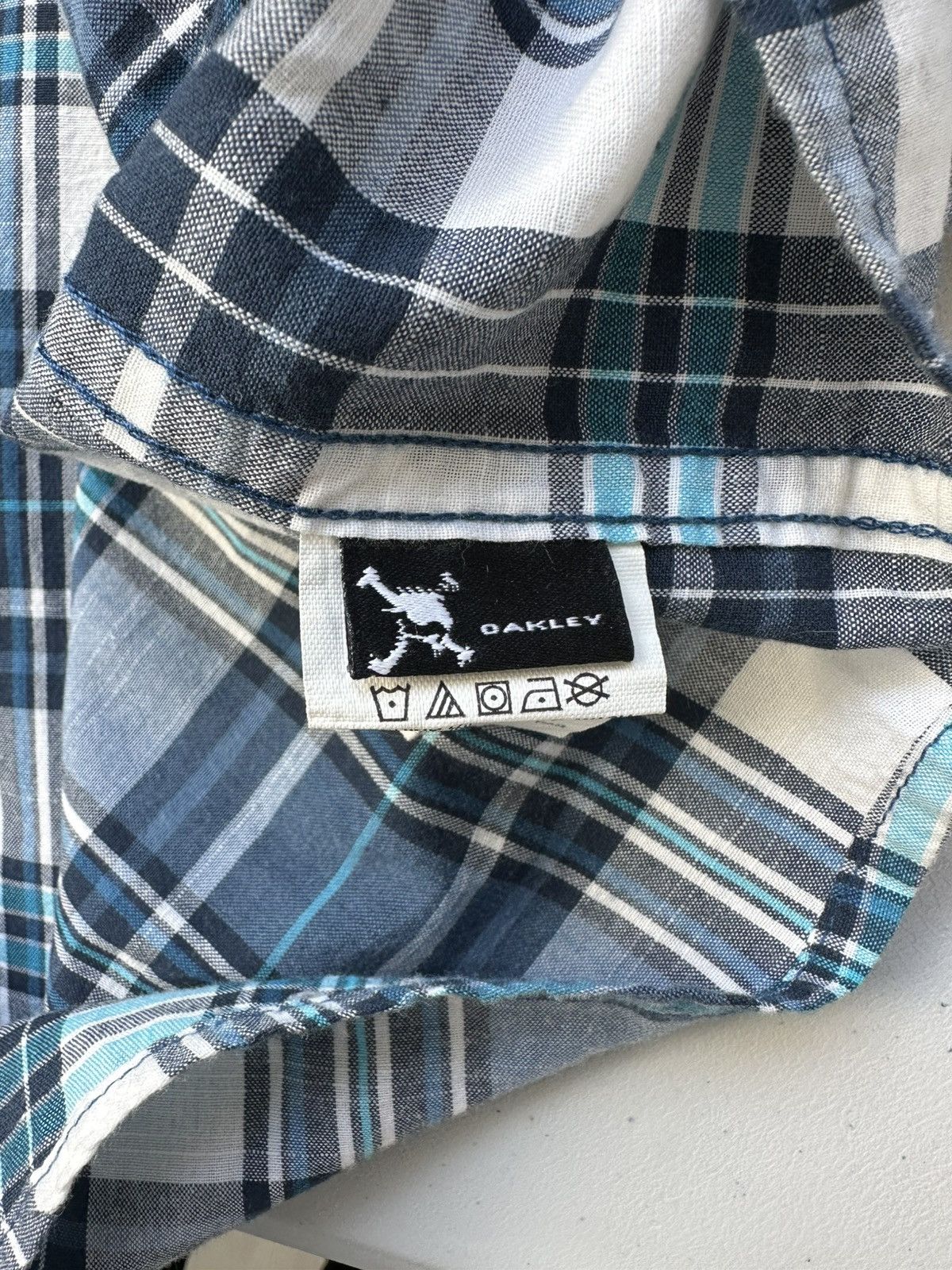 Oakley Vintage Y2k Oakley Button Up Shirt Check Size US XXL / EU 58 / 5 - 9 Thumbnail