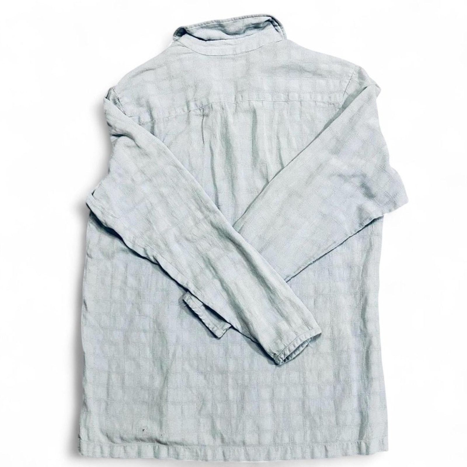 Liz Claiborne Silk linen collared long sleeve polo men small Size US S / EU 44-46 / 1 - 2 Thumbnail
