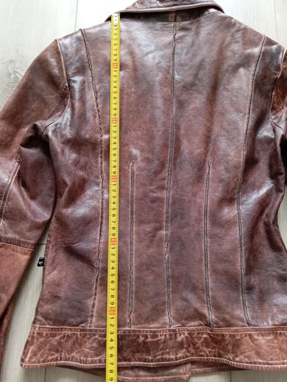Other Alprausch Brown Distressed Leather Jacket XS Swiss Design Size XS / US 0-2 / IT 36-38 - 11 Thumbnail