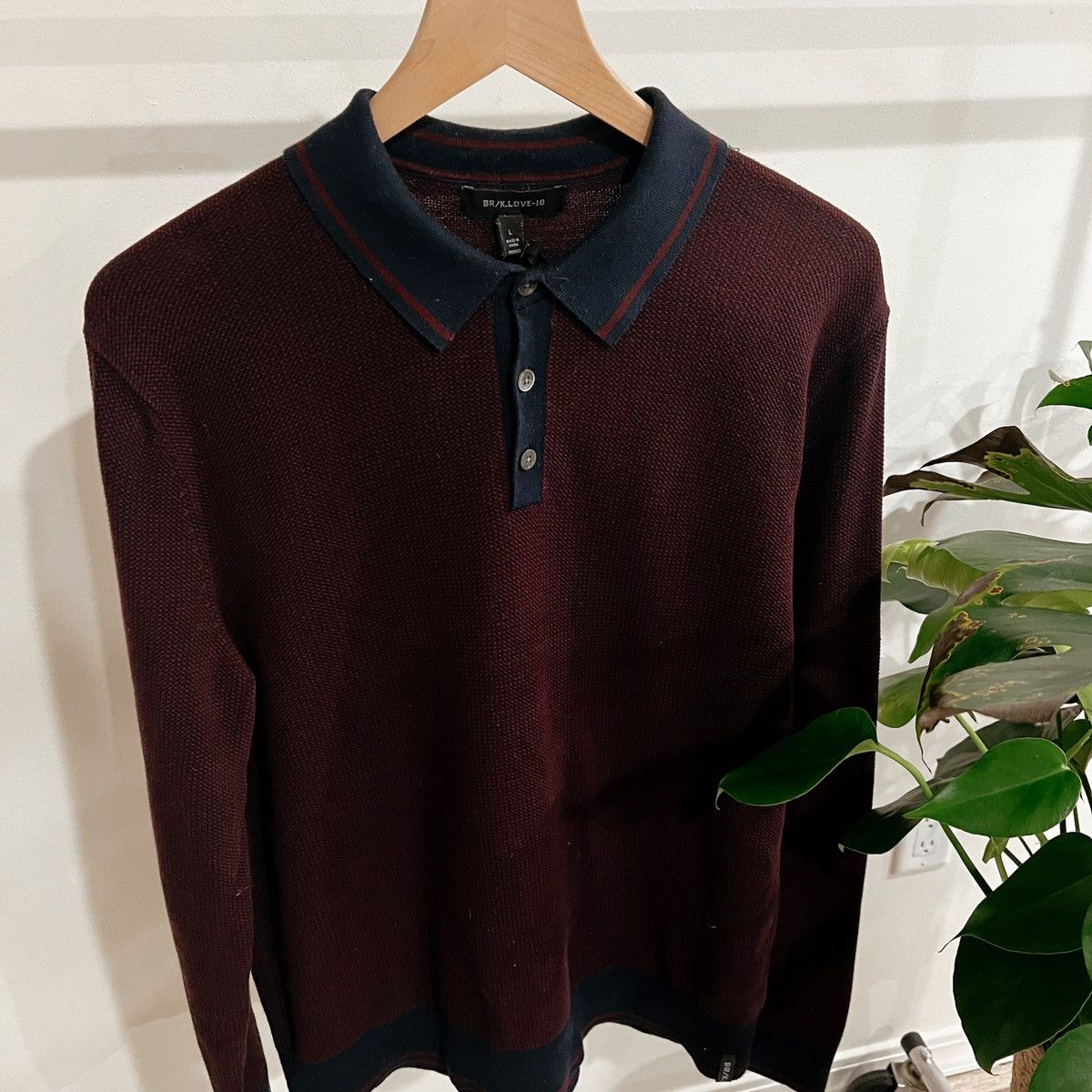 Banana Republic BANANA REPUBLIC X KEVIN LOVE Supima Cotton Sweater Polo Size US L / EU 52-54 / 3 - 1 Thumbnail