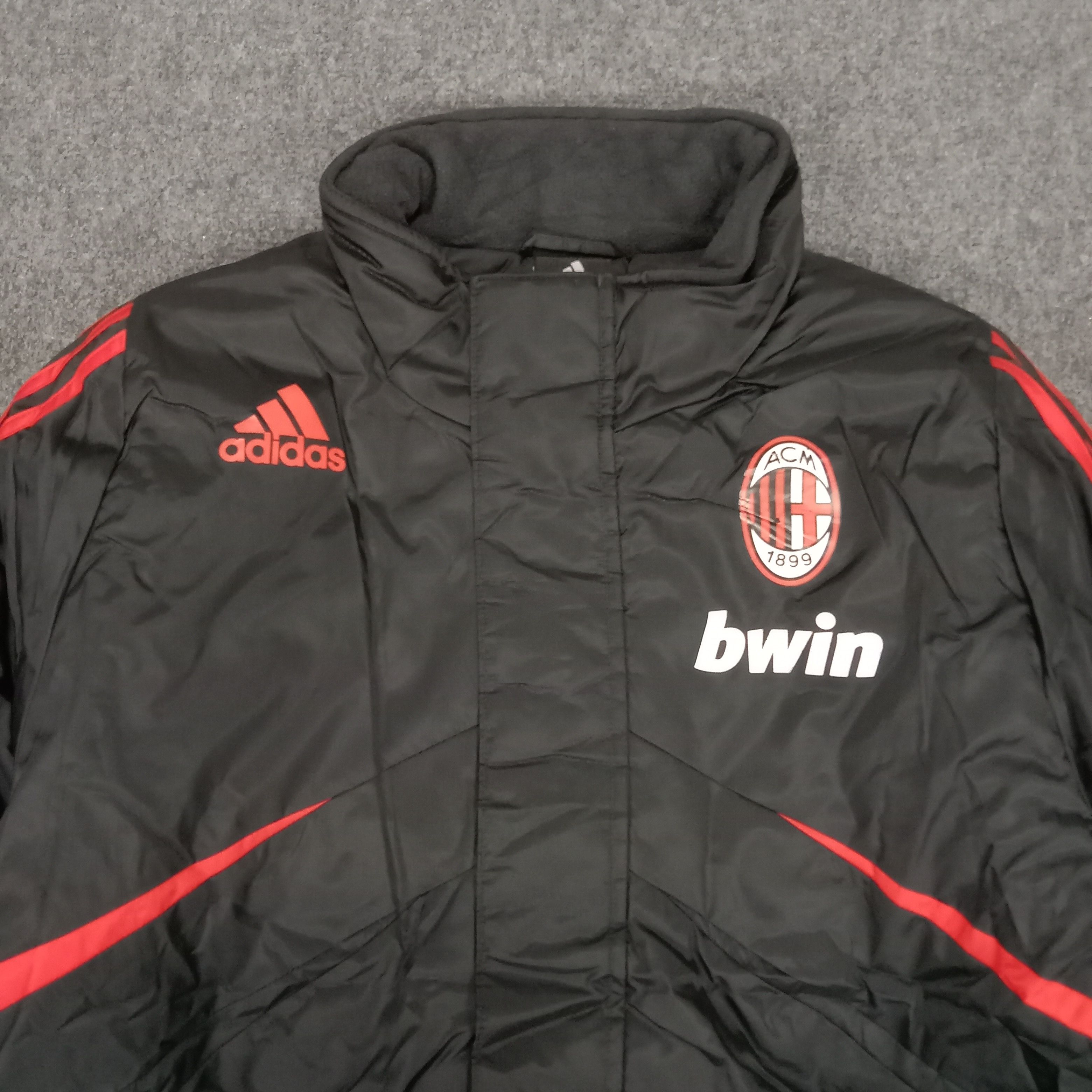 Adidas ADIDAS AC MILAN Football Club Winter Long Jacket Size US L / EU 52-54 / 3 - 4 Thumbnail