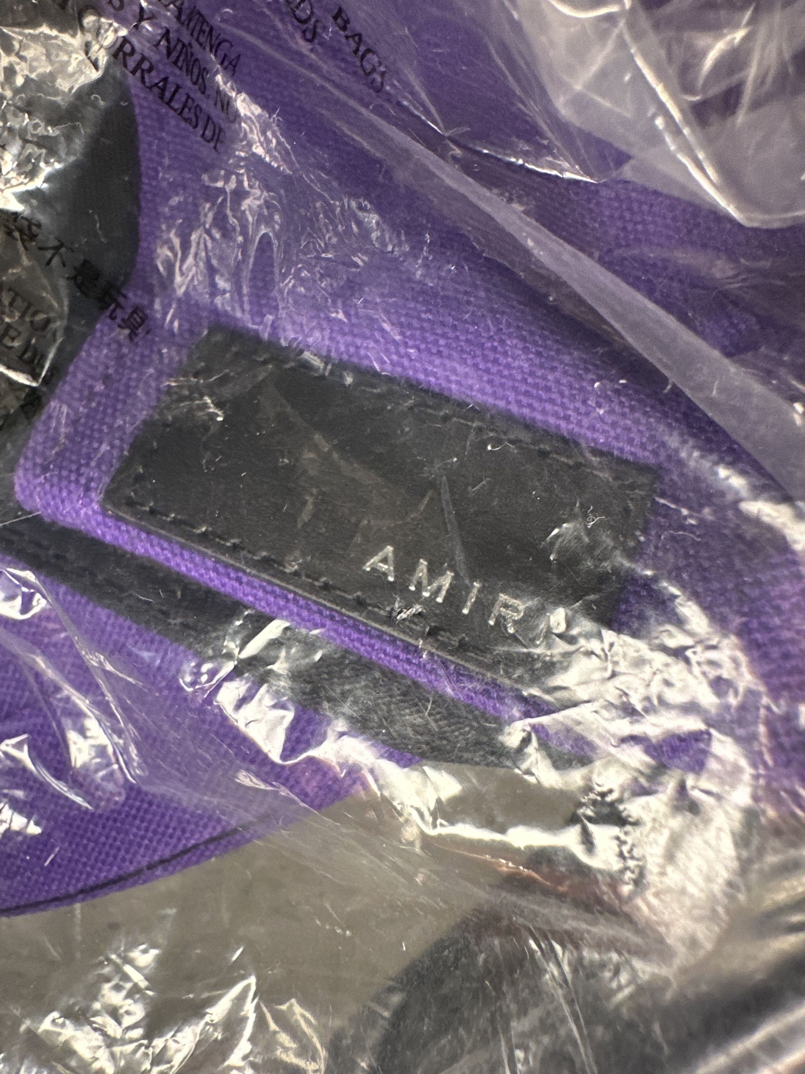 Amiri RARE Sealed AMIRI Embroidered Logo Hat in Purple Size ONE SIZE - 4 Thumbnail