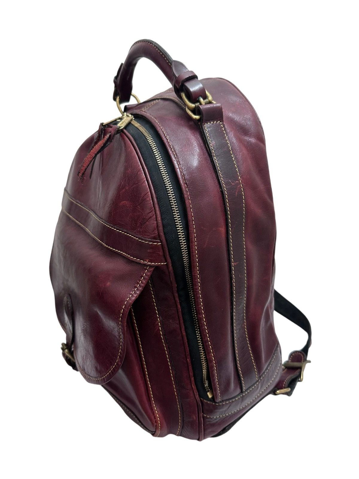 Filson RARE ‼️ Vintage Hand Made Holland Full Leather Backpack Size ONE SIZE - 4 Thumbnail