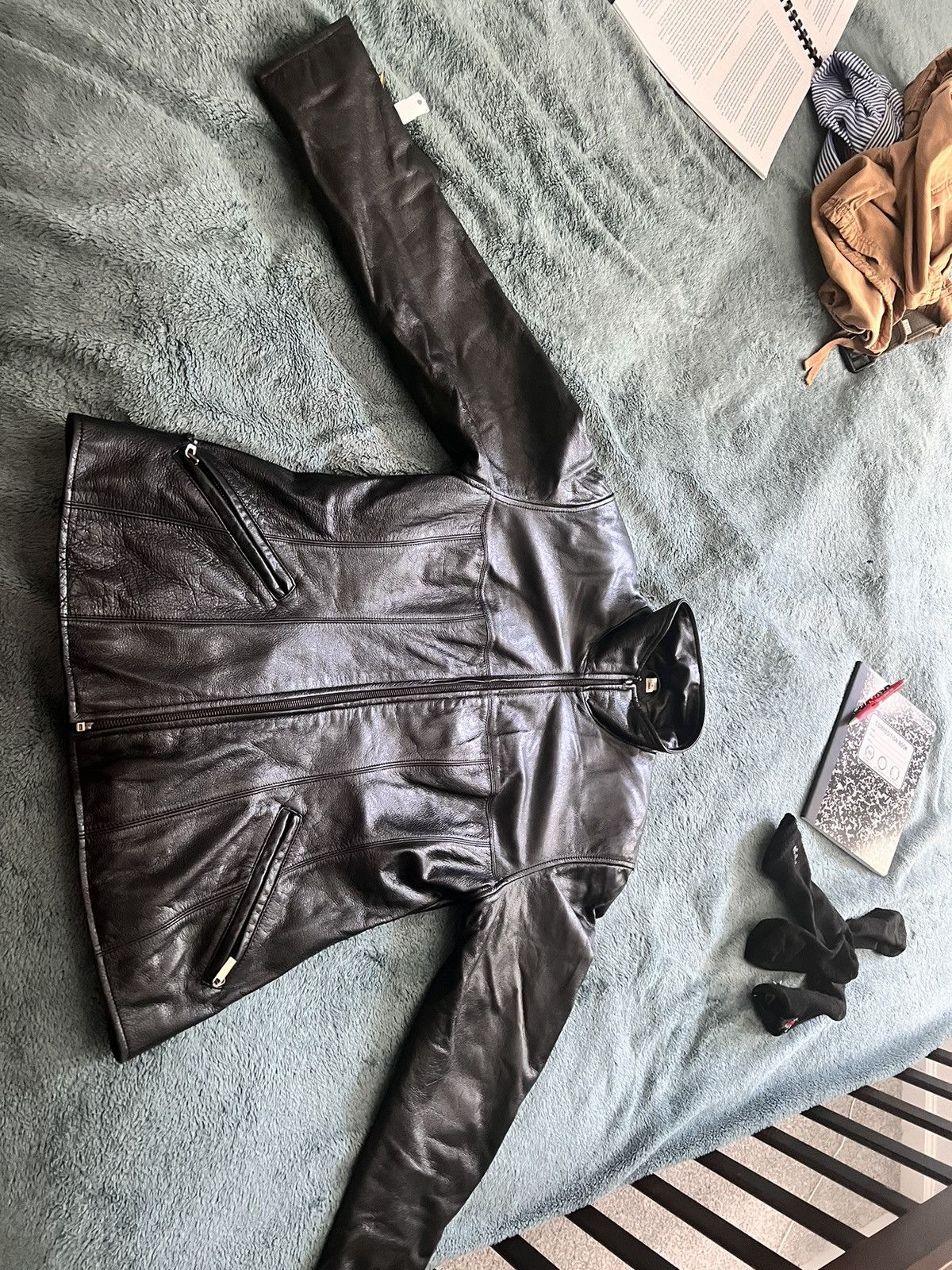 If Six Was Nine × Vintage [VINTAGE] Archival Geniune Small Leather Jacket Size US S / EU 44-46 / 1 - 2 Thumbnail