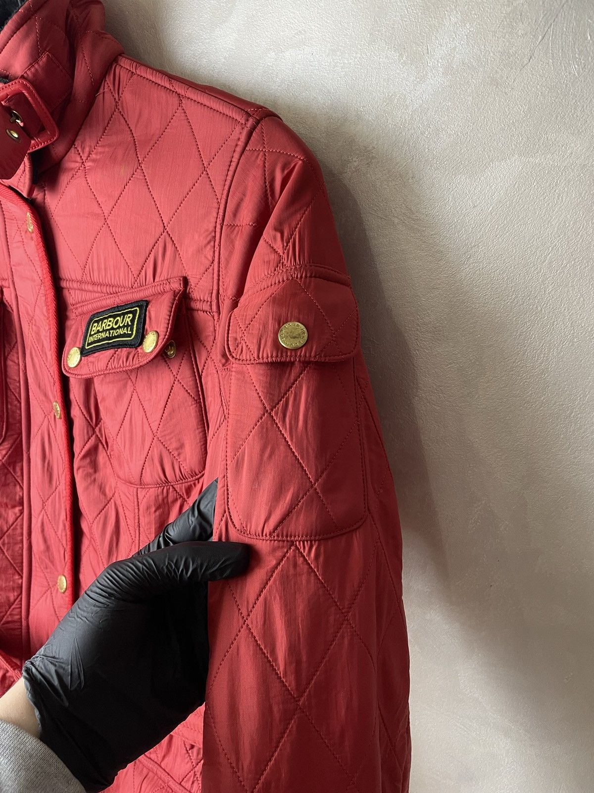 Barbour Barbour International Womens Quilted Jacket Size UK 12 Size M / US 6-8 / IT 42-44 - 8 Thumbnail