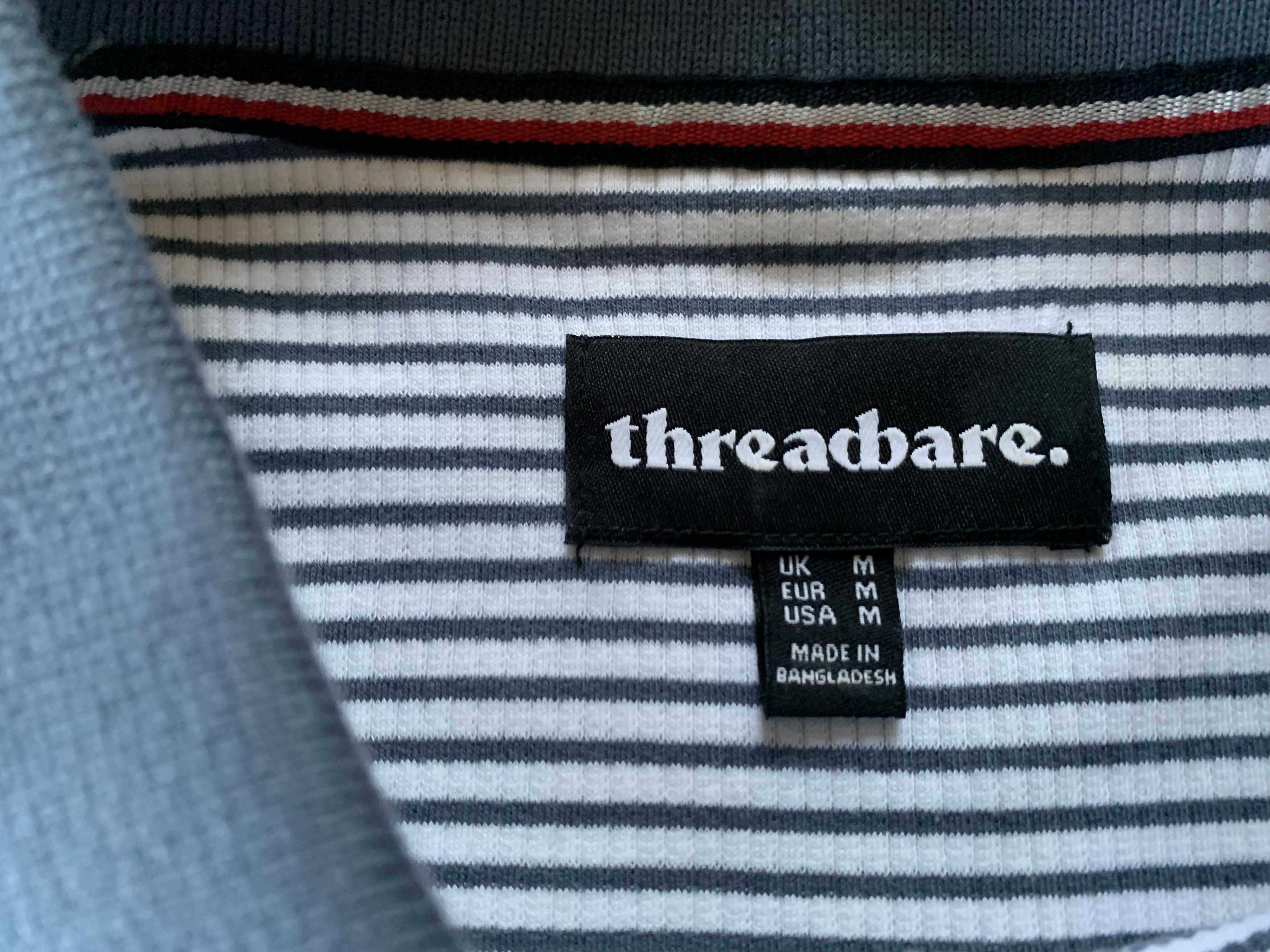 Other Threadbare Stripe Cotton Polo T-Shirt Size US M / EU 48-50 / 2 - 6 Thumbnail
